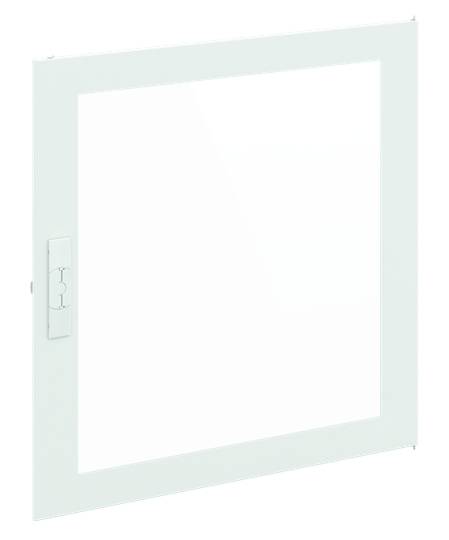 Quadratische, weiße Kunststoffabdeckung mit Scharnieren an der linken Seite und einem leicht zugänglichen Verschluss an der rechten Seite.