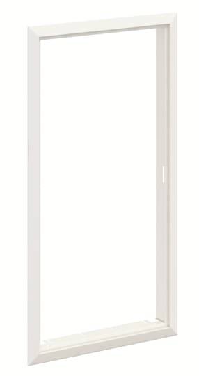 Ein weißer, rechteckiger Fensterrahmen in vertikaler Ausrichtung; kein Glas oder weitere Details sichtbar.