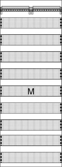 Striebel & John 2CPX054028R9999 FM29P Multimedia-Verteiler Inhalt 1St.