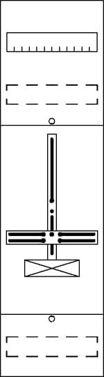 Striebel & John 2CPX054044R9999 FD16H1 Zählerfeld Inhalt 1St.