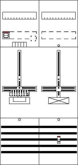 'Kühlkettediagramm': Zeigt ein Staudamm mit Wassertanksystem, Pumpen, Ventile und Leitung, die den Wasserfluss kontrollieren.