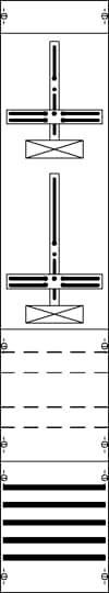 Diagramm mit Symbolen für Wettervorhersage: oben Sonne, Mitte Wolken, unten Regen.zeigt Übergang von sonnigem zu nassem Wetter.