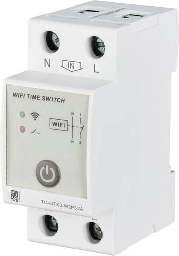 TRU COMPONENTS TC-12485084 TC-GTS8-W2P32A WLAN-Schalter 230 V/AC 1 St. Zeitbereich: 1 min - 24 h 1