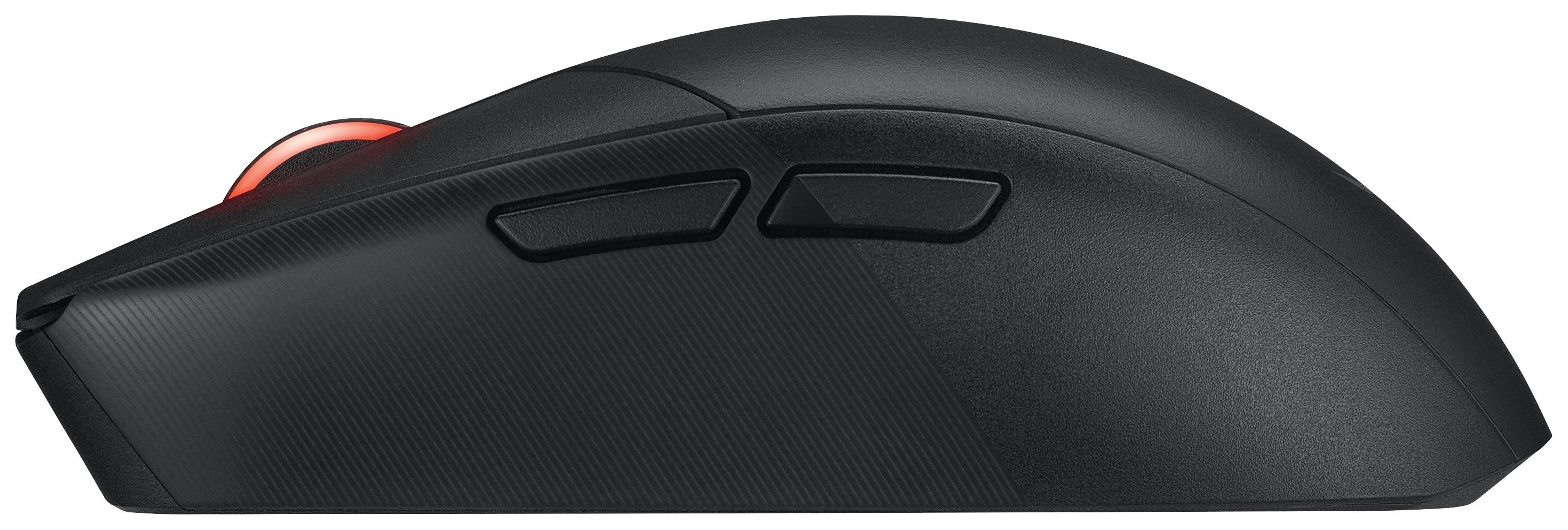 Asus ROG Impact III Wireless Gaming-Maus Funk, Bluetooth® Optisch Schwarz 6 Tasten 36000 dpi Beleuchtet