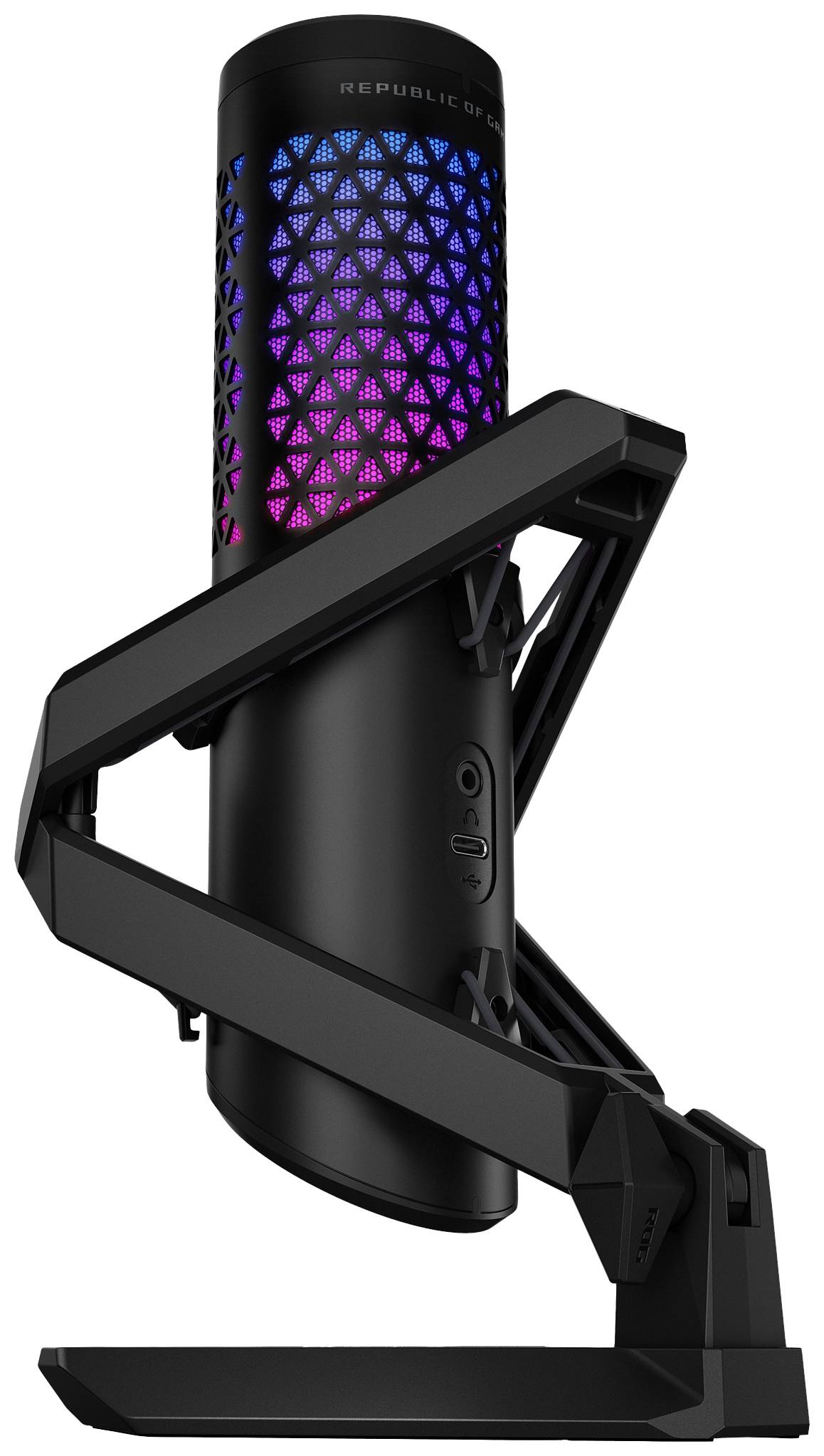 Asus ROG Carnyx BLK Stand USB-Mikrofon Übertragungsart (Details):Kabelgebunden Standfuß USB Kabelgebunden Schwarz