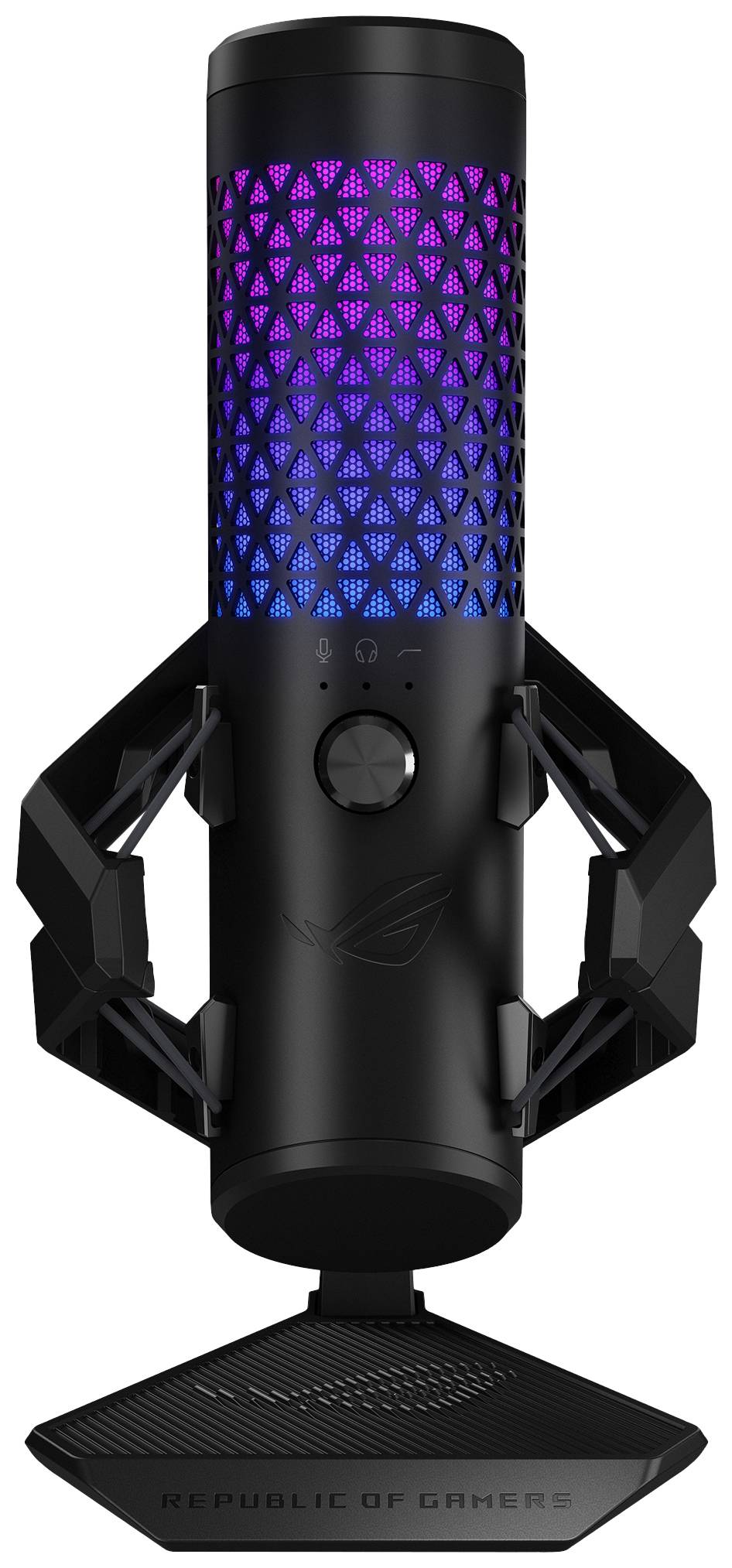 Asus ROG Carnyx BLK Stand USB-Mikrofon Übertragungsart (Details):Kabelgebunden Standfuß USB Kabelgebunden Schwarz