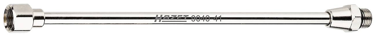 Metallrohr mit beidseitiger Gewindeverbindung, markiert mit '5557-3310 11'. Geeignet für technische und industrielle Anwendungen.