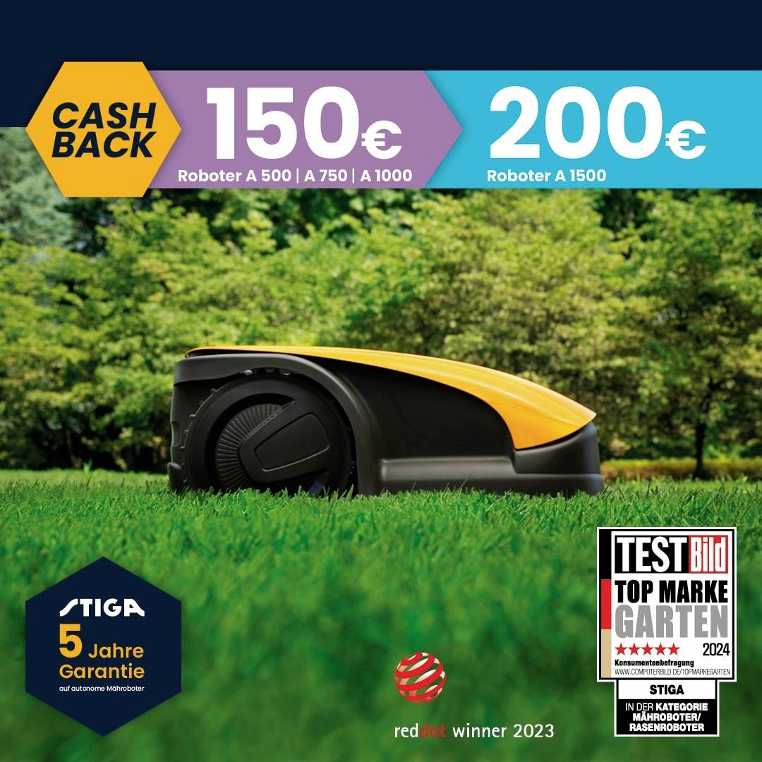 STIGA 2R7101128/ST1A 500 Mähroboter Geeignet für Fläche max. 500m²