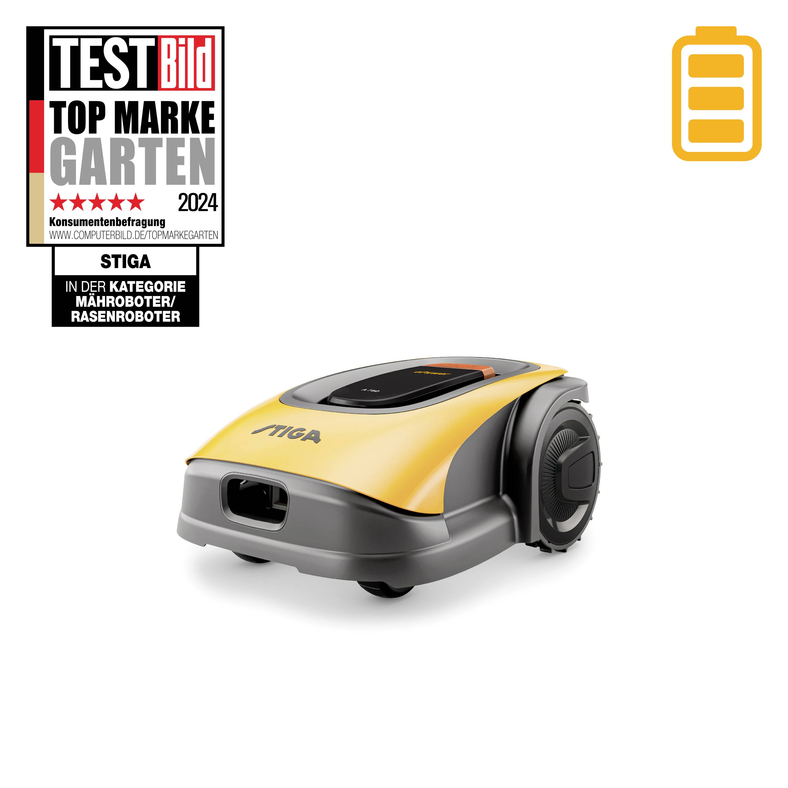 STIGA 2R7101228/ST1A 750 Mähroboter Geeignet für Fläche max. 750m²