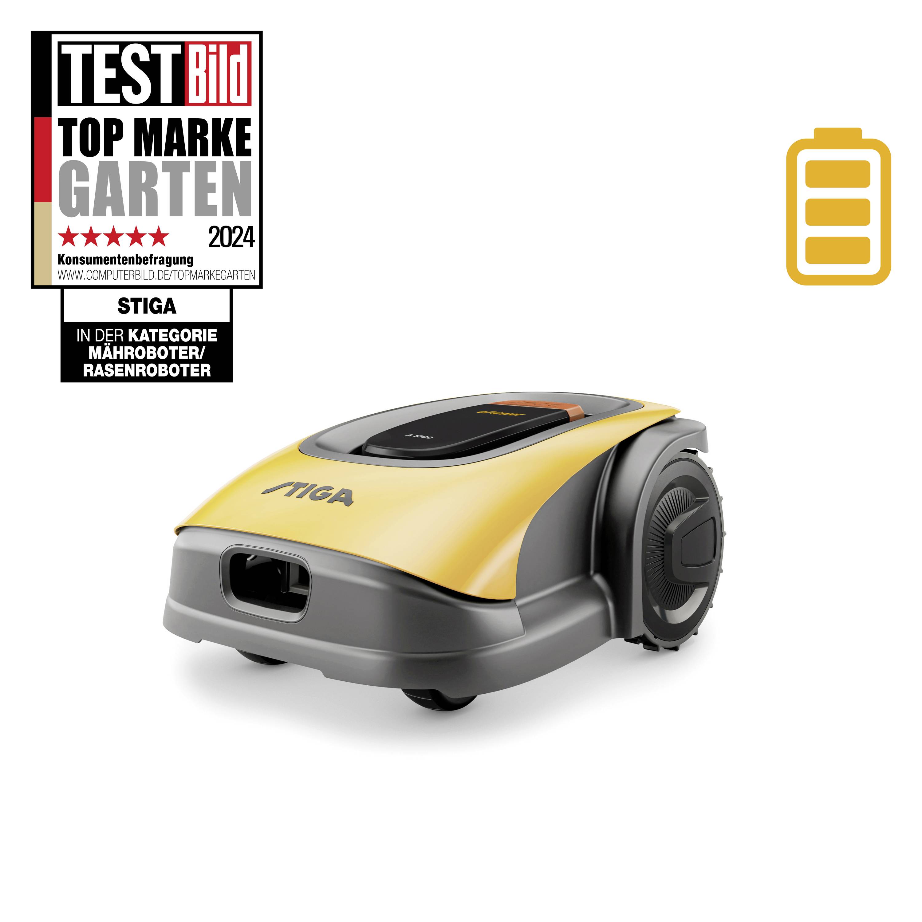 STIGA 2R7101028/ST2A 1000 Mähroboter Geeignet für Fläche max. 1000m²