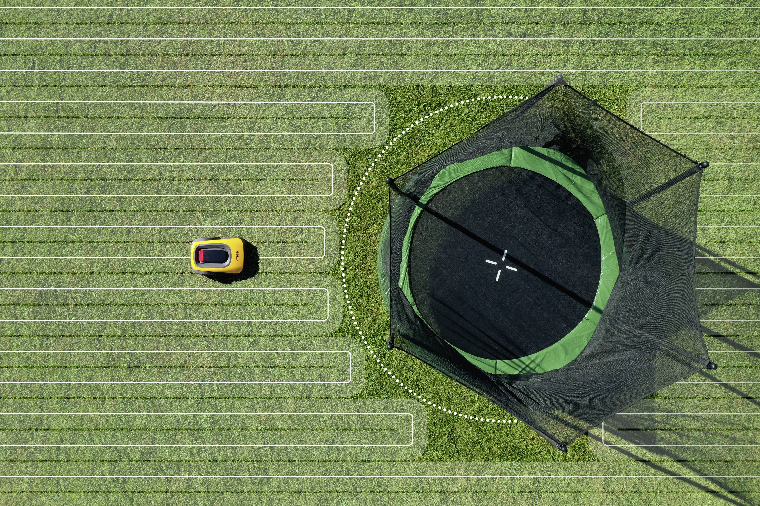 STIGA 2R7101028/ST2A 1000 Mähroboter Geeignet für Fläche max. 1000m²