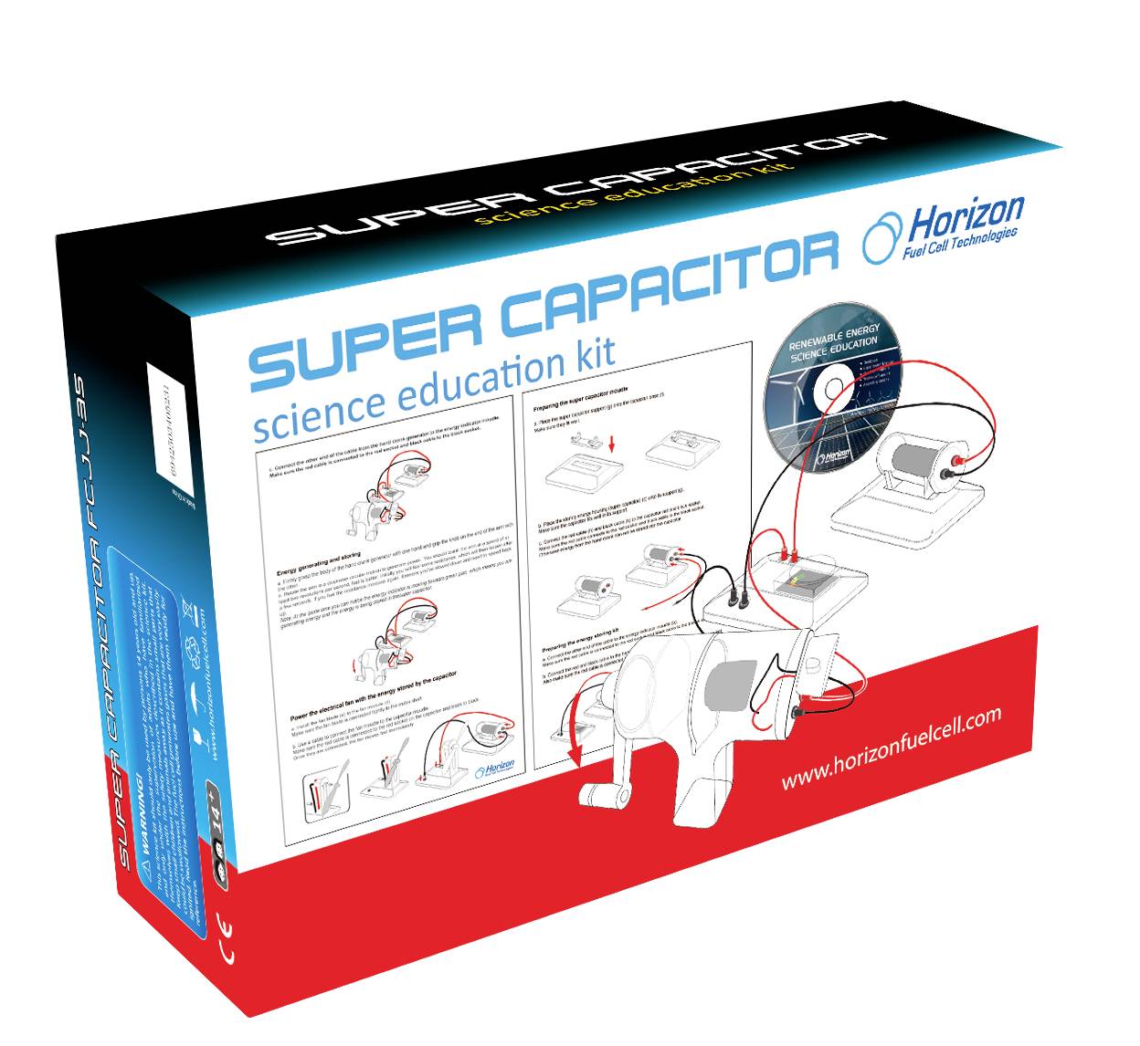 Horizon Educational FCJJ-35 Super Capacitor Science Kit Technik, Elektronik Experimentier-Set ab 12 Jahre