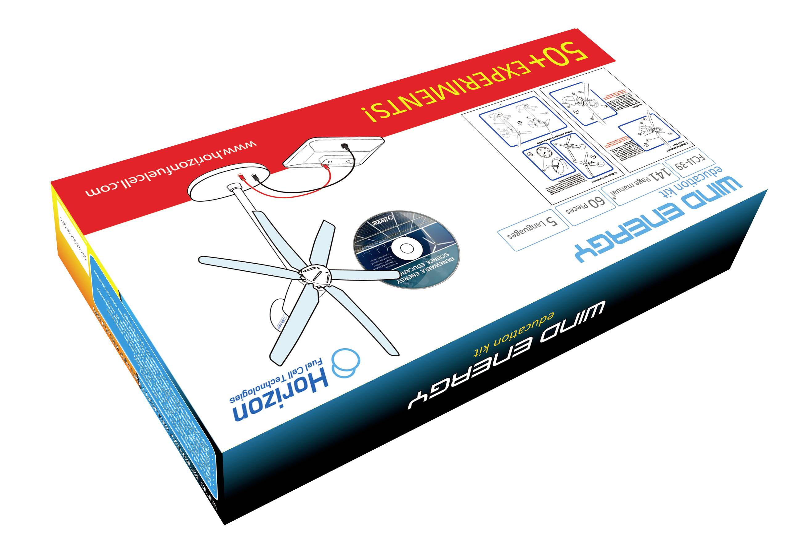 Horizon Educational FCJJ-39 Wind Energy Science Kit Windenergie, Technik Experimentier-Set ab 12 Jahre