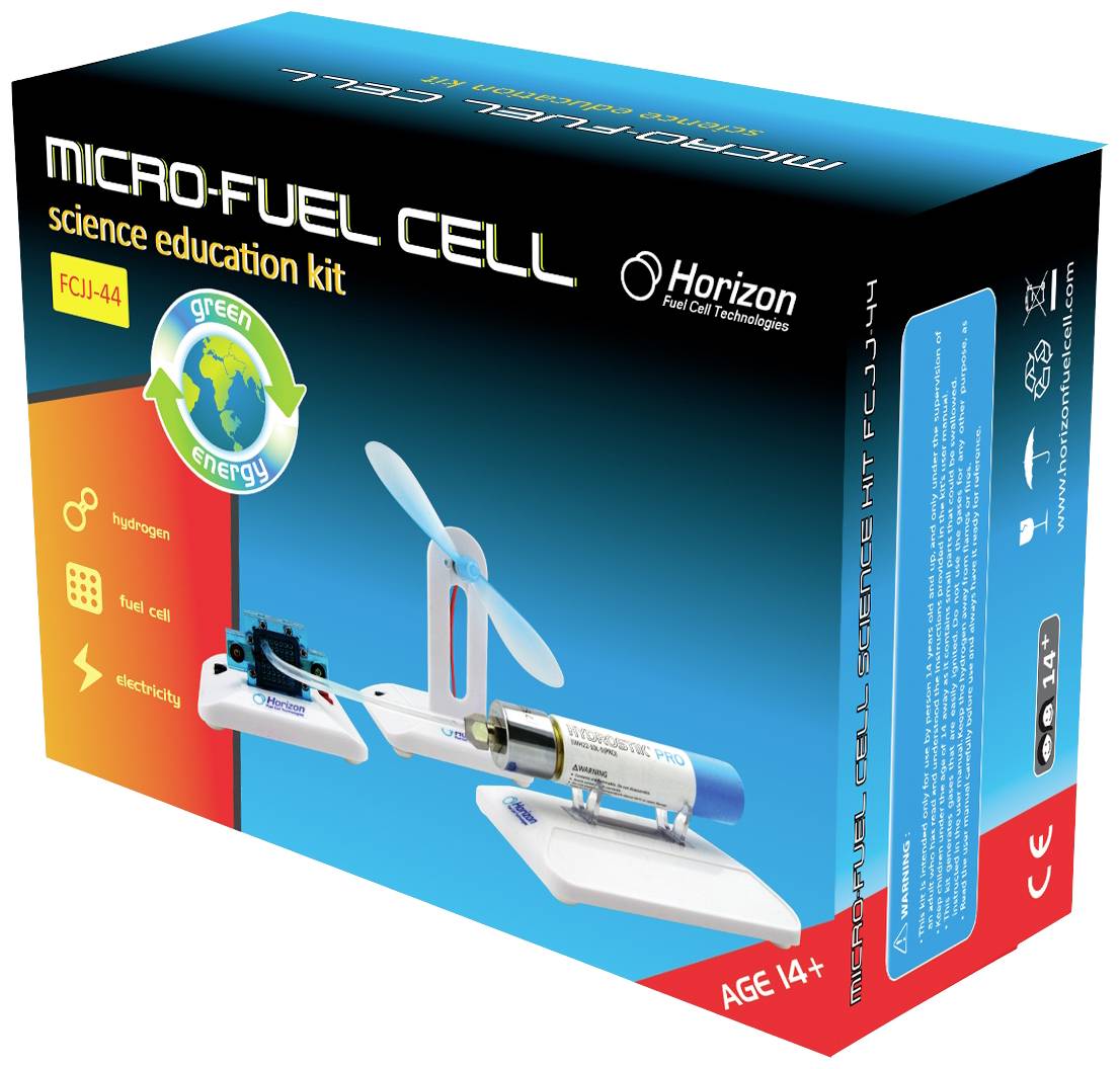 Horizon Educational FCJJ-44 Micro Fuel Cell Science Kit Brennstoffzelle, Technik Experimentier-Set ab 12 Jahre