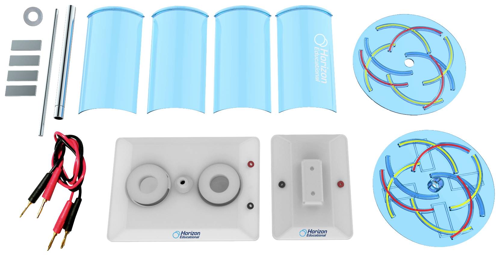 Horizon Educational RESK-01 Vertical Wind Turbine Science Kit Windenergie, Technik Experimentier-Set ab 12 Jahre