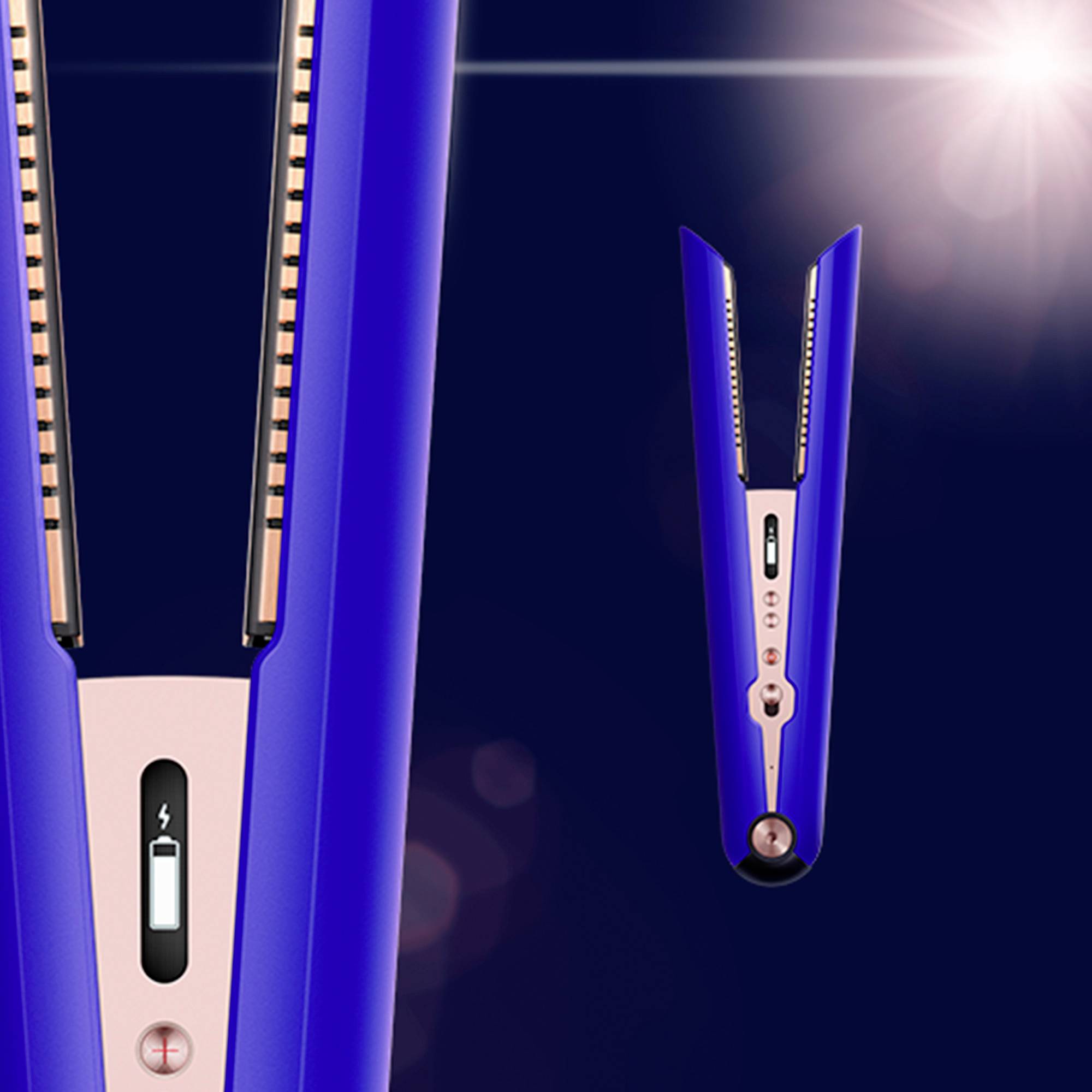 dyson Corrale Blue/ Blush Glätteisen Coral-Blau, Rose