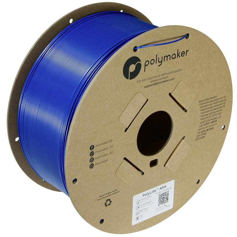 Polymaker PF01033 Filament ASA UV-beständig, witterungsbeständig 1.75 mm 3 kg Blau PolyLite™ 1 St.