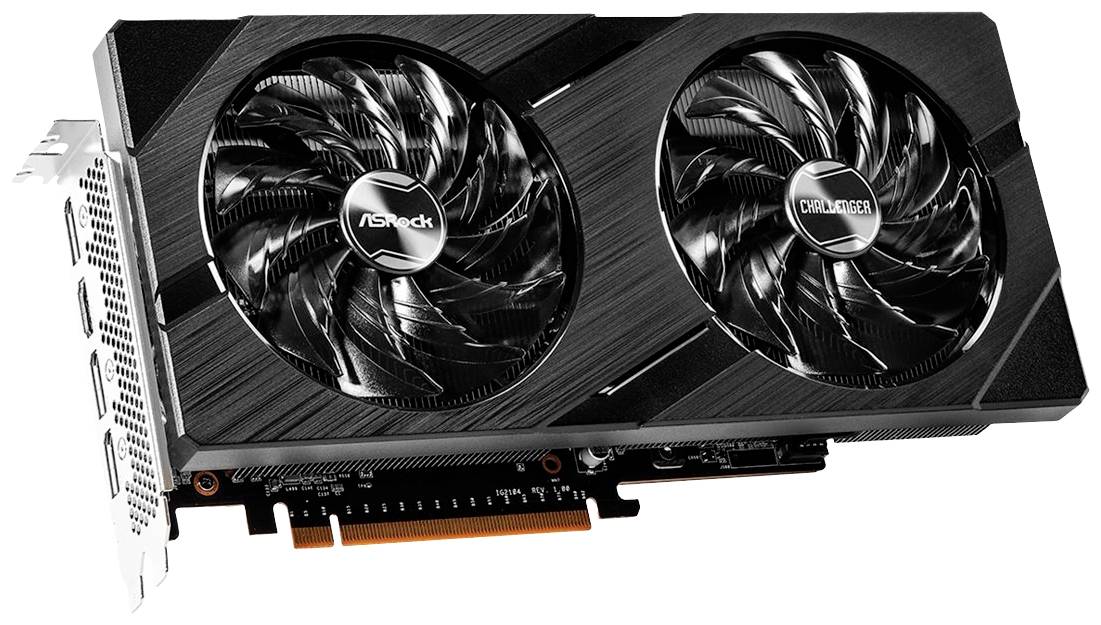 ASRock Grafikkarte Intel Arc™ A580 Challanger - OC Edition 8GB GDDR6-SDRAM PCIe x16 HDMI®, DisplayPort Vulkan, Übertaktet