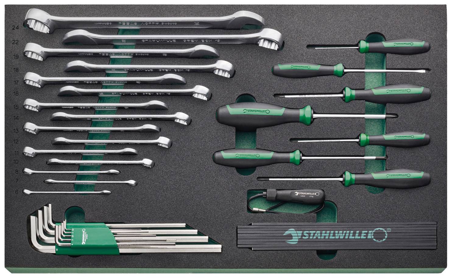 Stahlwille 98830189 93 TOP BOX/130 Werkzeugbox Schwarz