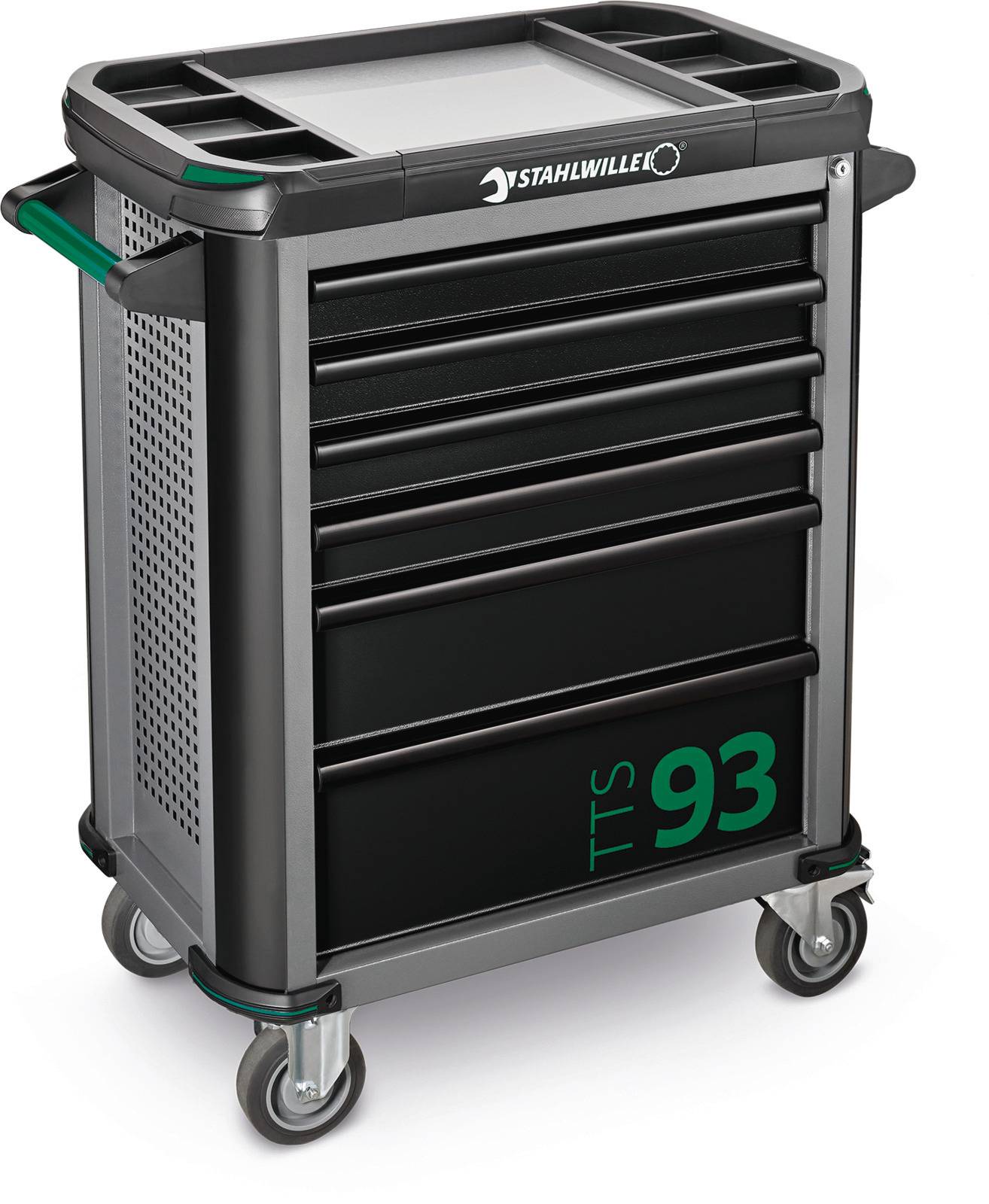 Stahlwille 81200154 Werkstattwagen Herstellerfarbe: Anthrazit, Schwarz