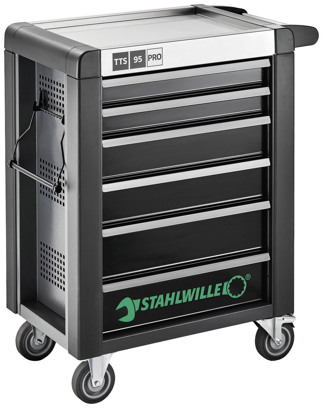 Stahlwille 81200160 Werkstattwagen Herstellerfarbe: Anthrazit, Schwarz