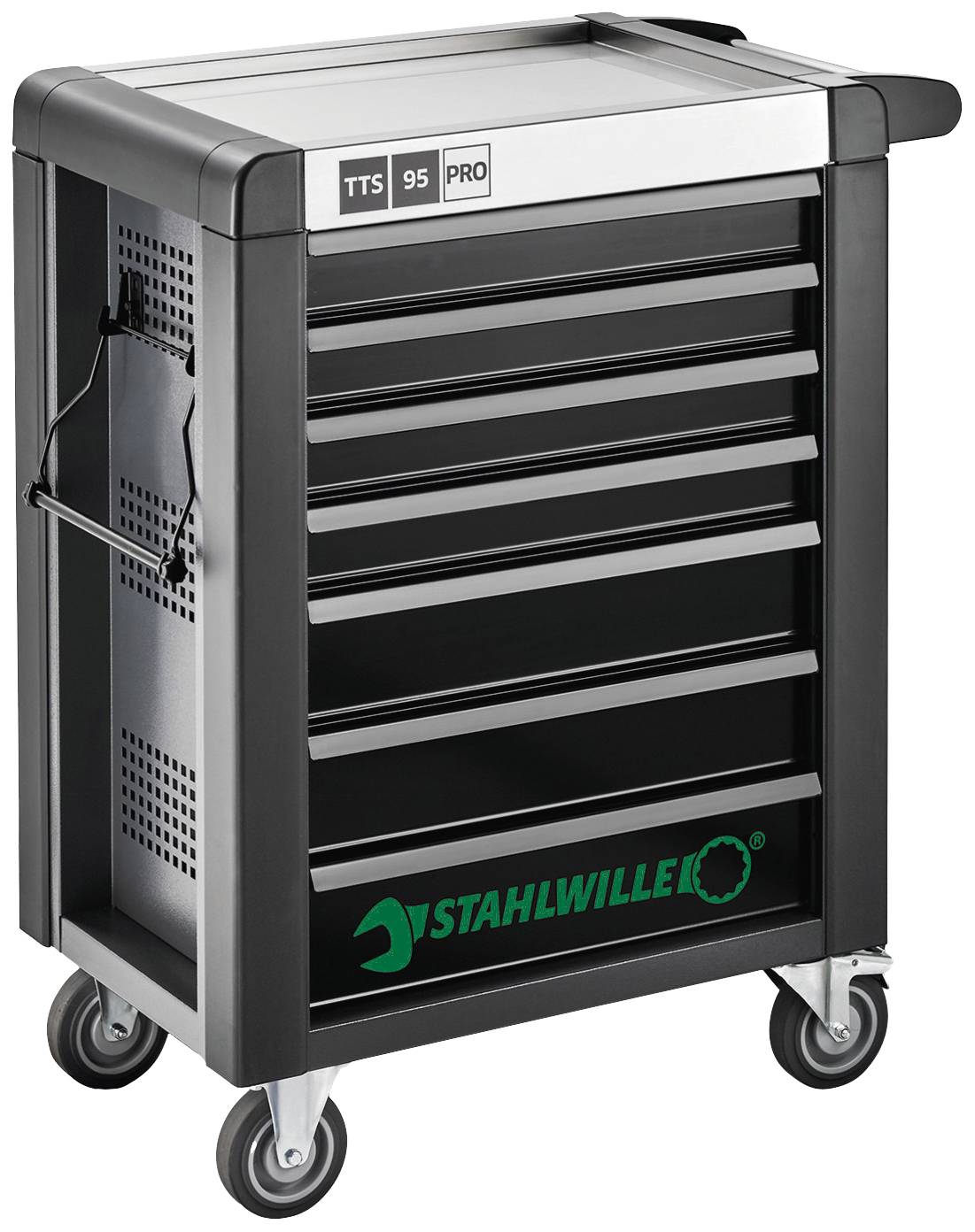 Stahlwille 81200163 Werkstattwagen Herstellerfarbe: Anthrazit, Schwarz