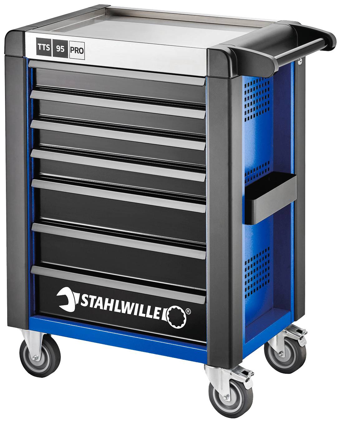 Stahlwille 81200164 Werkstattwagen Herstellerfarbe: Blau, Schwarz