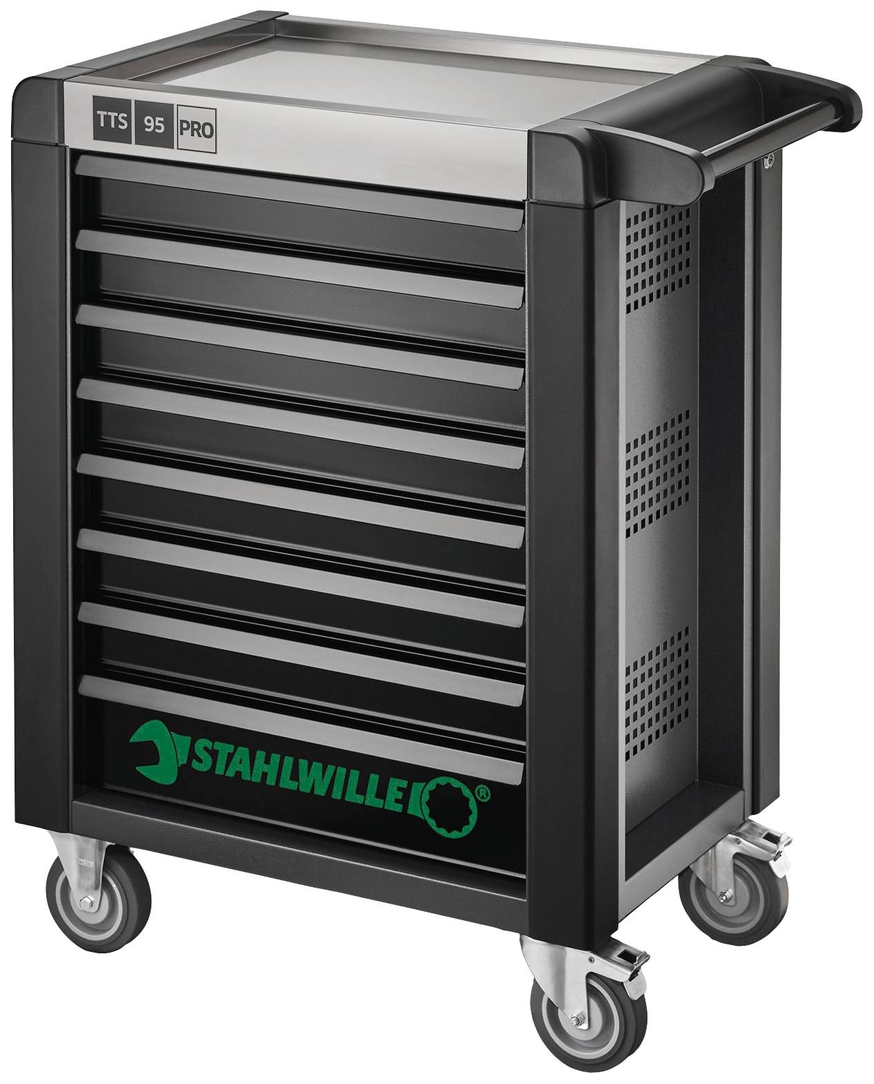 Stahlwille 81200166 Werkstattwagen Herstellerfarbe: Anthrazit, Schwarz