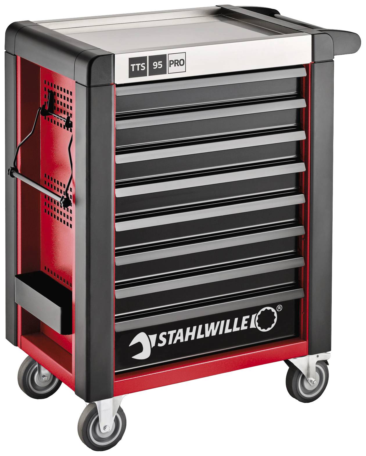 Stahlwille 81200168 Werkstattwagen Herstellerfarbe: Rot, Schwarz