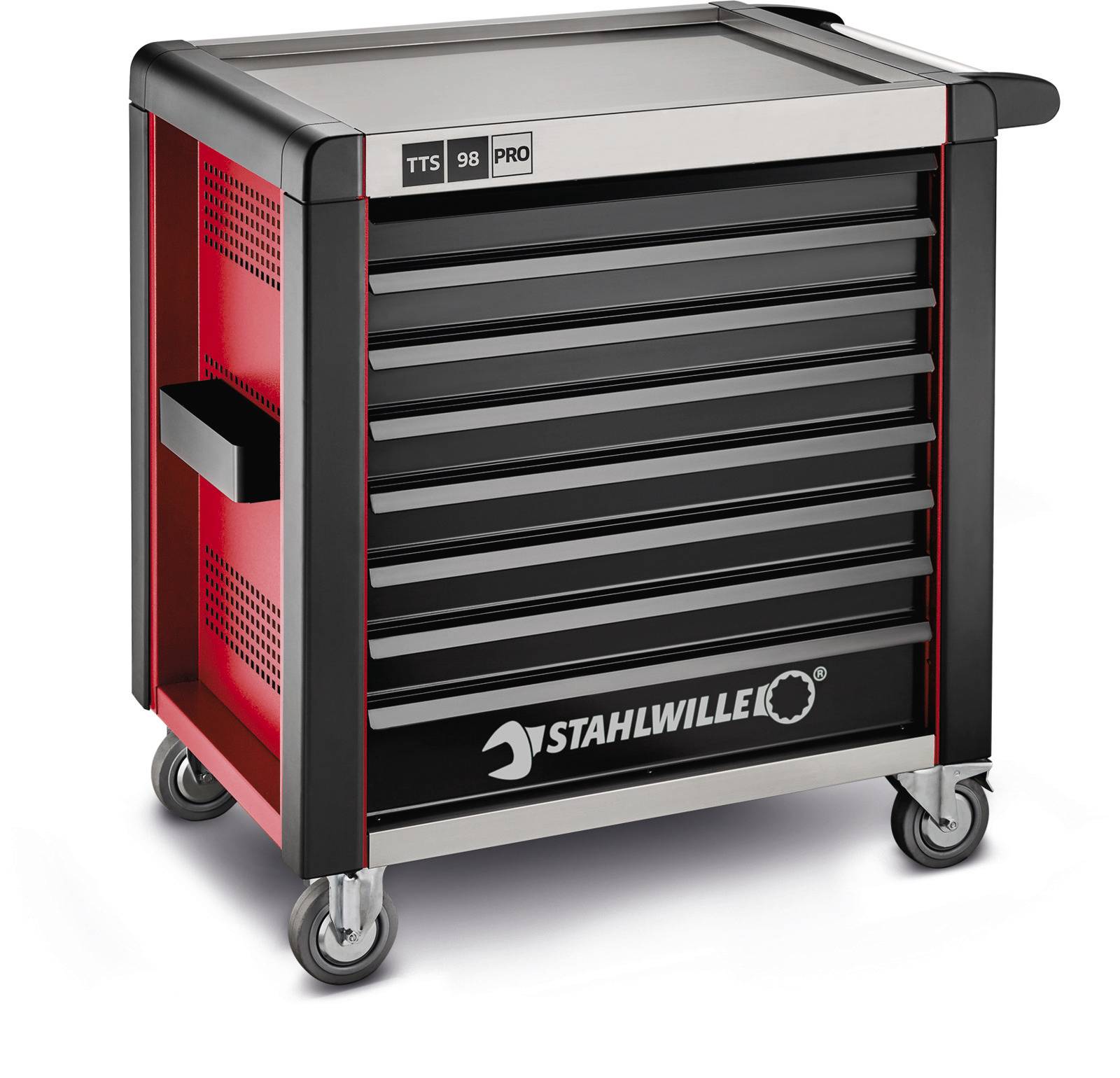 Stahlwille 81200174 Werkstattwagen Herstellerfarbe: Rot, Schwarz