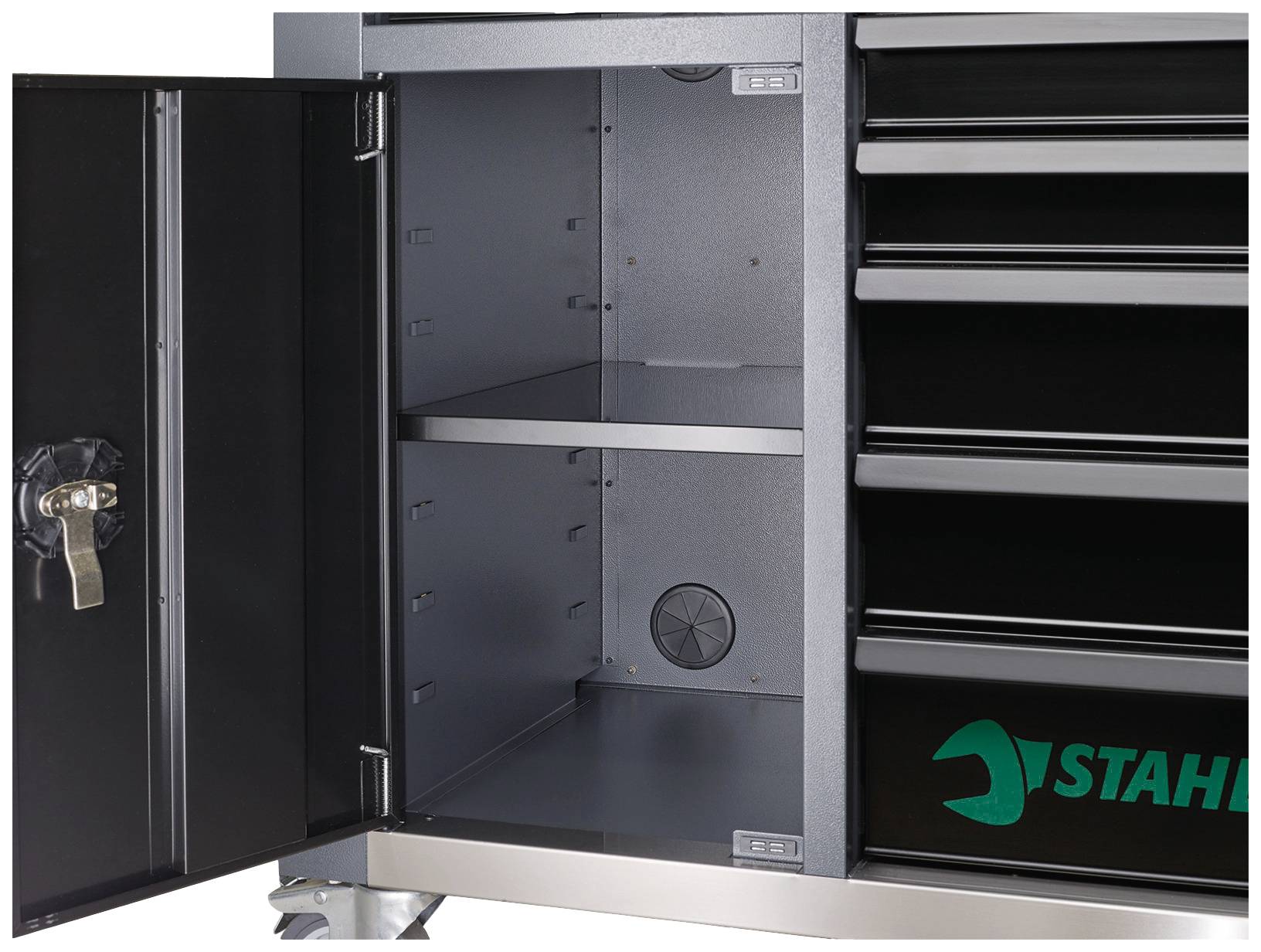 Stahlwille 85010621 Mobile Werkbank WB 621 mit 7 Schubladen und Schrankteil (B x H x T) 1150 x 1045 x 500mm