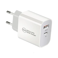 IWH USB Ladegerät 30 W 1x USB-A, 1x USB-C® USB PD, QC 3.0 Weiß Innenbereich IWH USB Ladegerät 30 W 1x USB-A, 1x USB-C® USB PD, QC 3.0 Weiß Innenbereich
