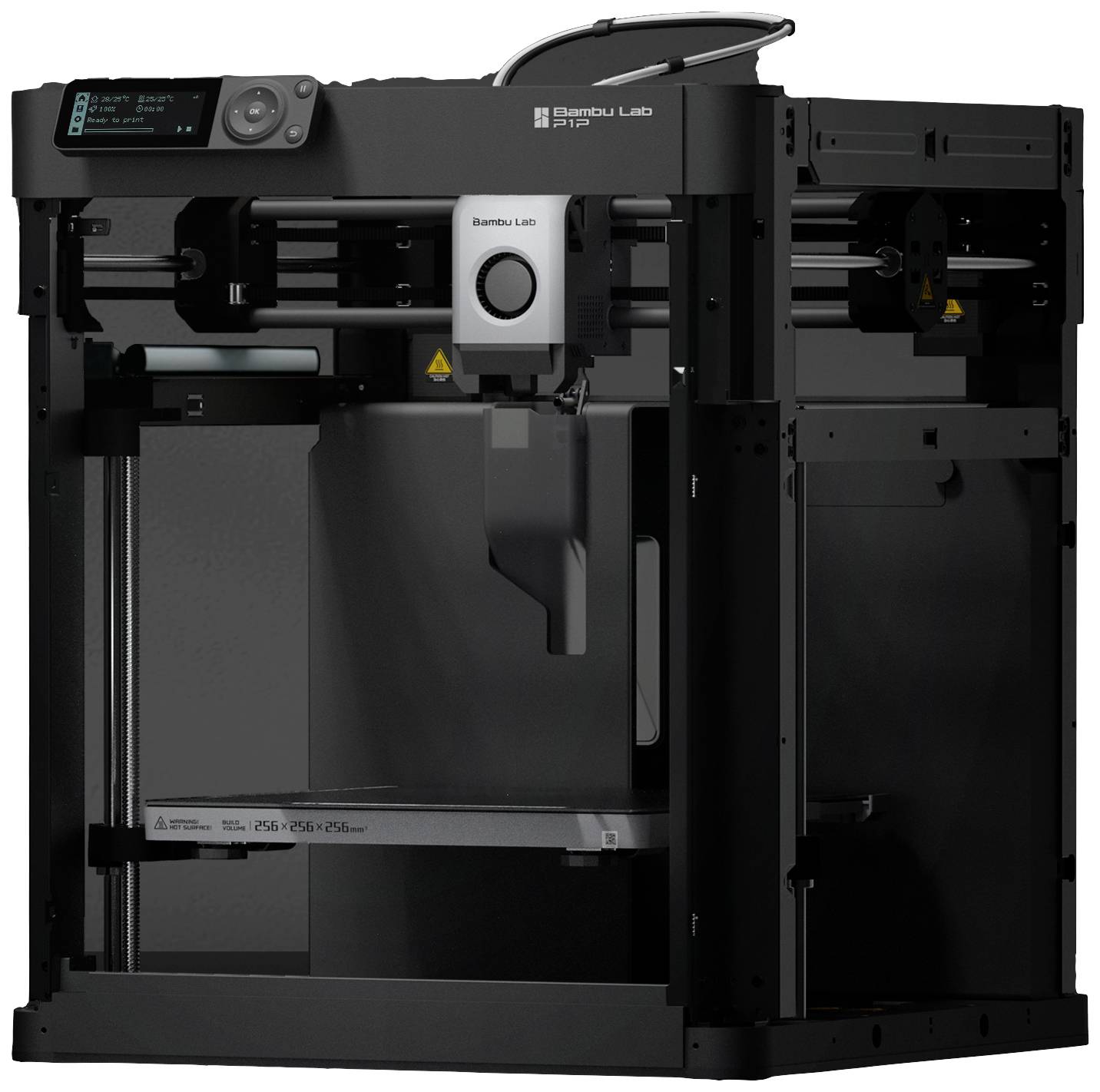 BambuLab P1P 3D Drucker inkl. Software, integrierte Kamera, beheizbares Druckbett, App-Anbindung