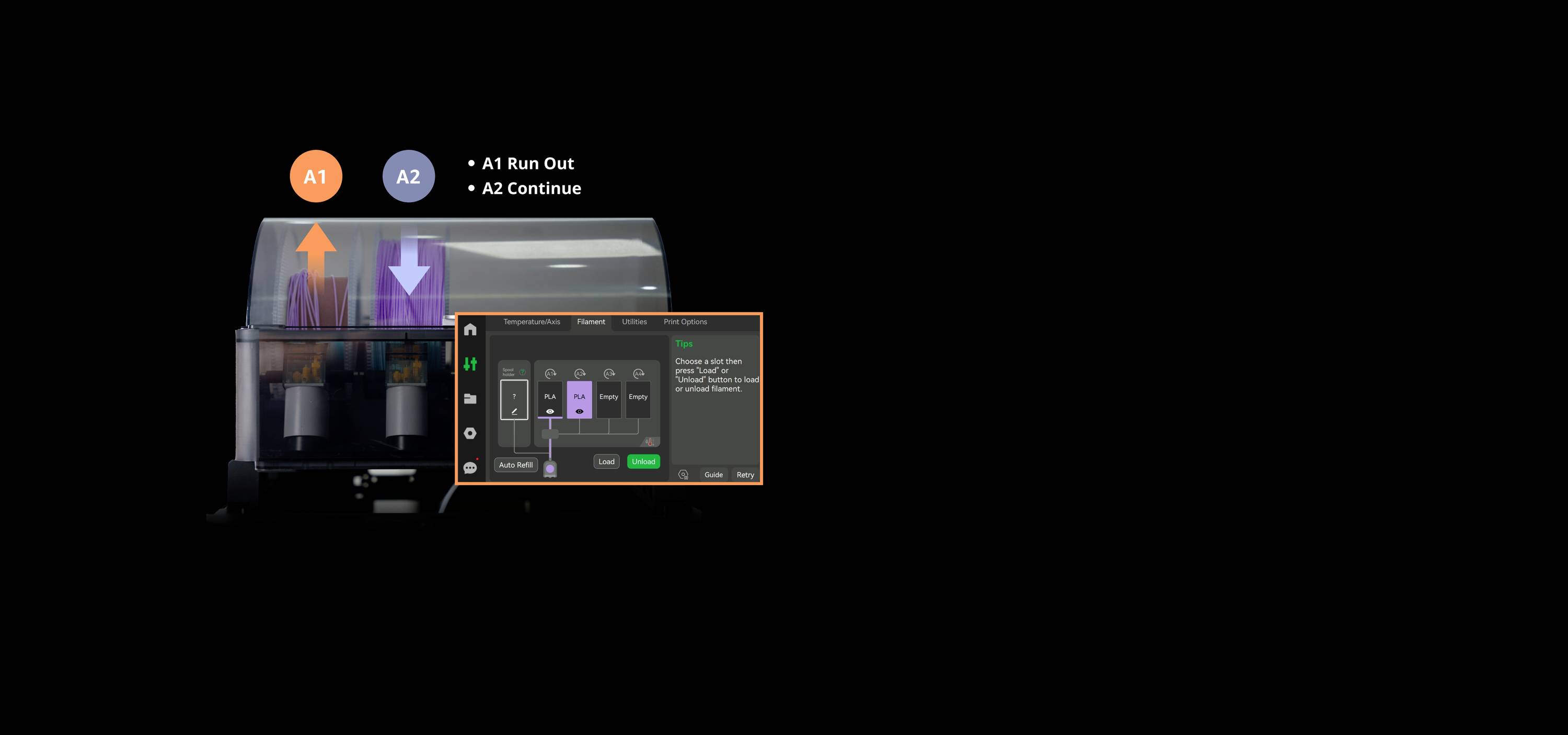 BambuLab X1E Combo 3D Drucker inkl. Software, integrierte Kamera, beheizbares Druckbett