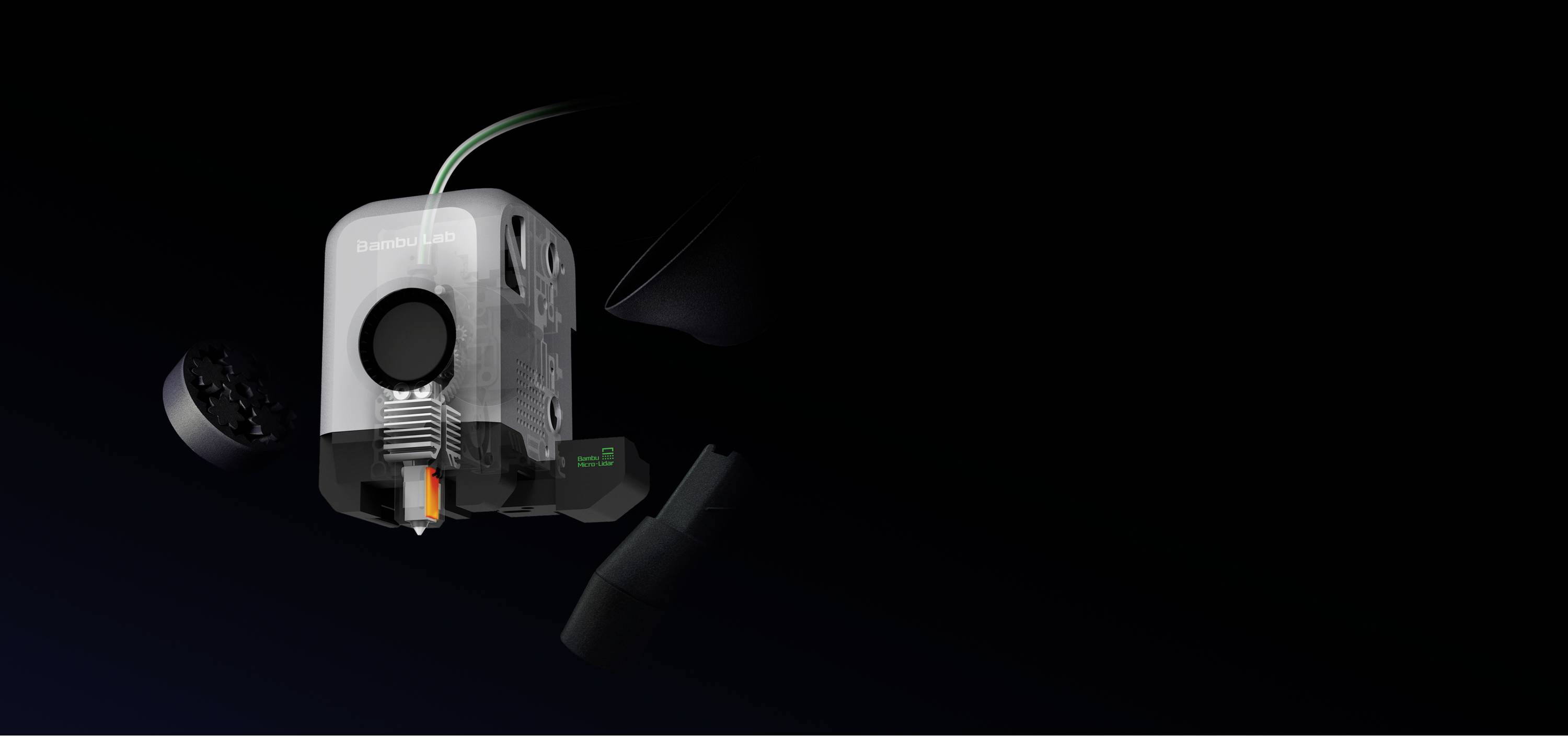 BambuLab X1E Combo 3D Drucker inkl. Software, integrierte Kamera, beheizbares Druckbett