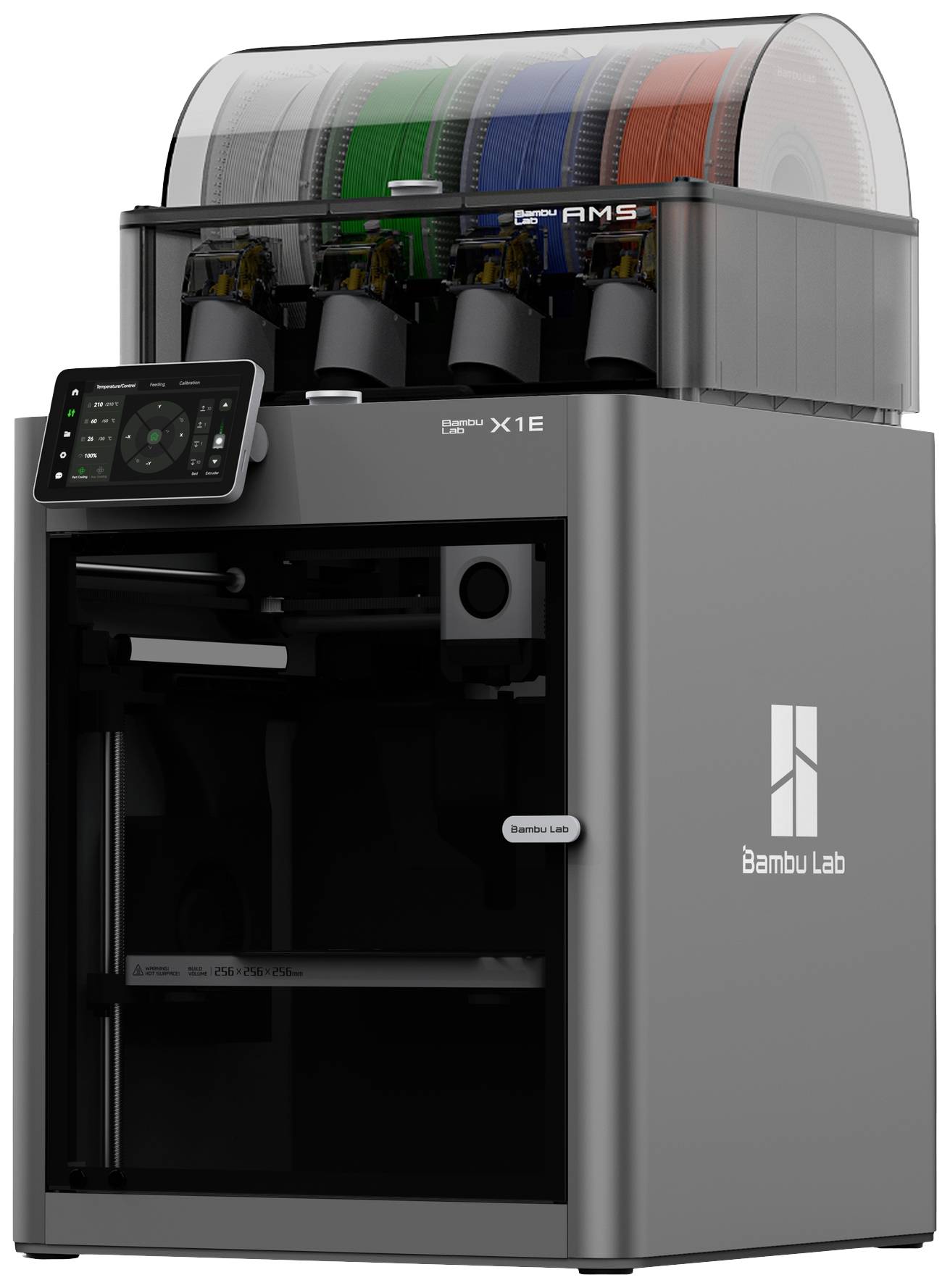 BambuLab X1E Combo 3D Drucker inkl. Software, integrierte Kamera, beheizbares Druckbett