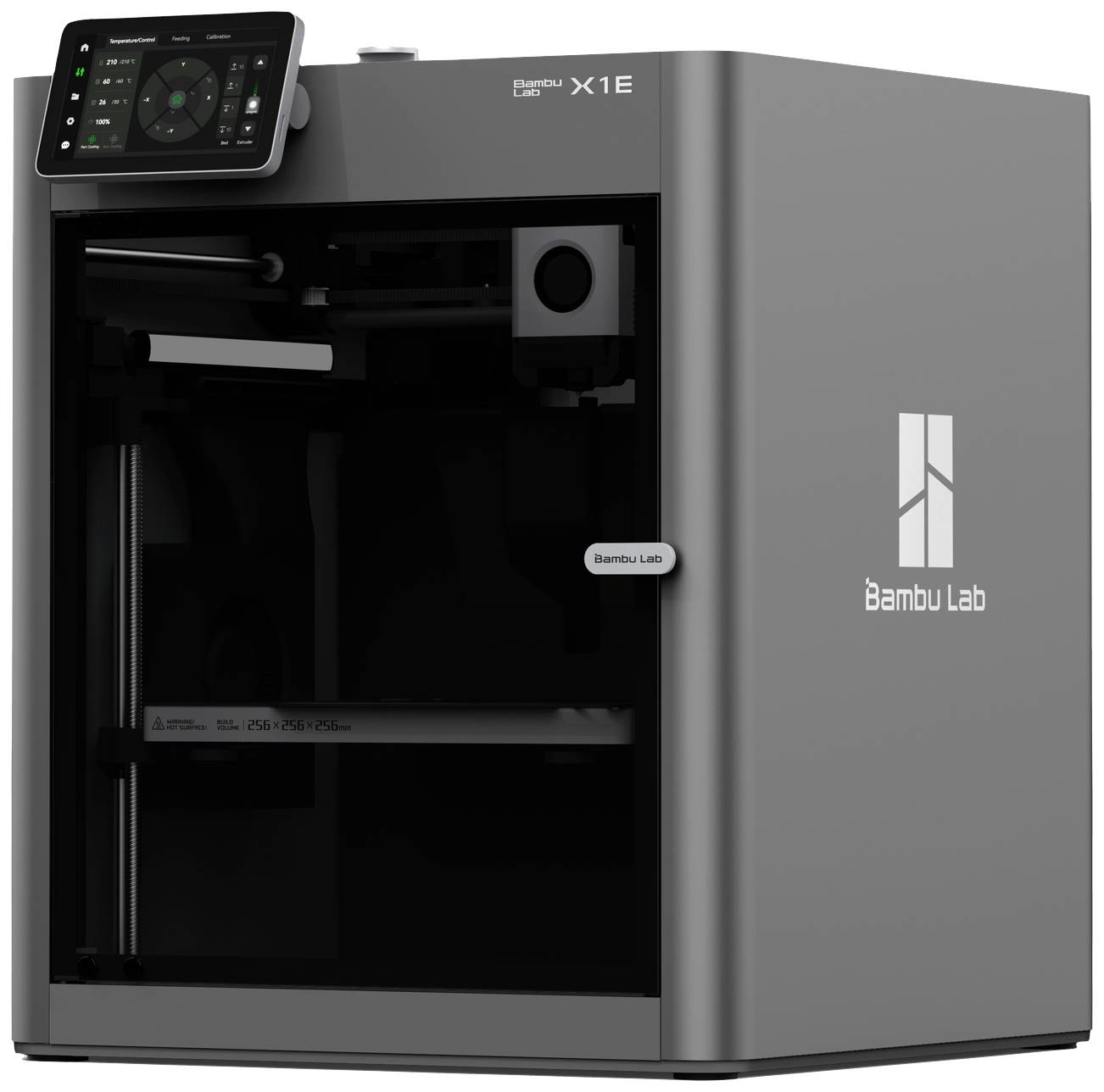 BambuLab X1E Combo 3D Drucker inkl. Software, integrierte Kamera, beheizbares Druckbett