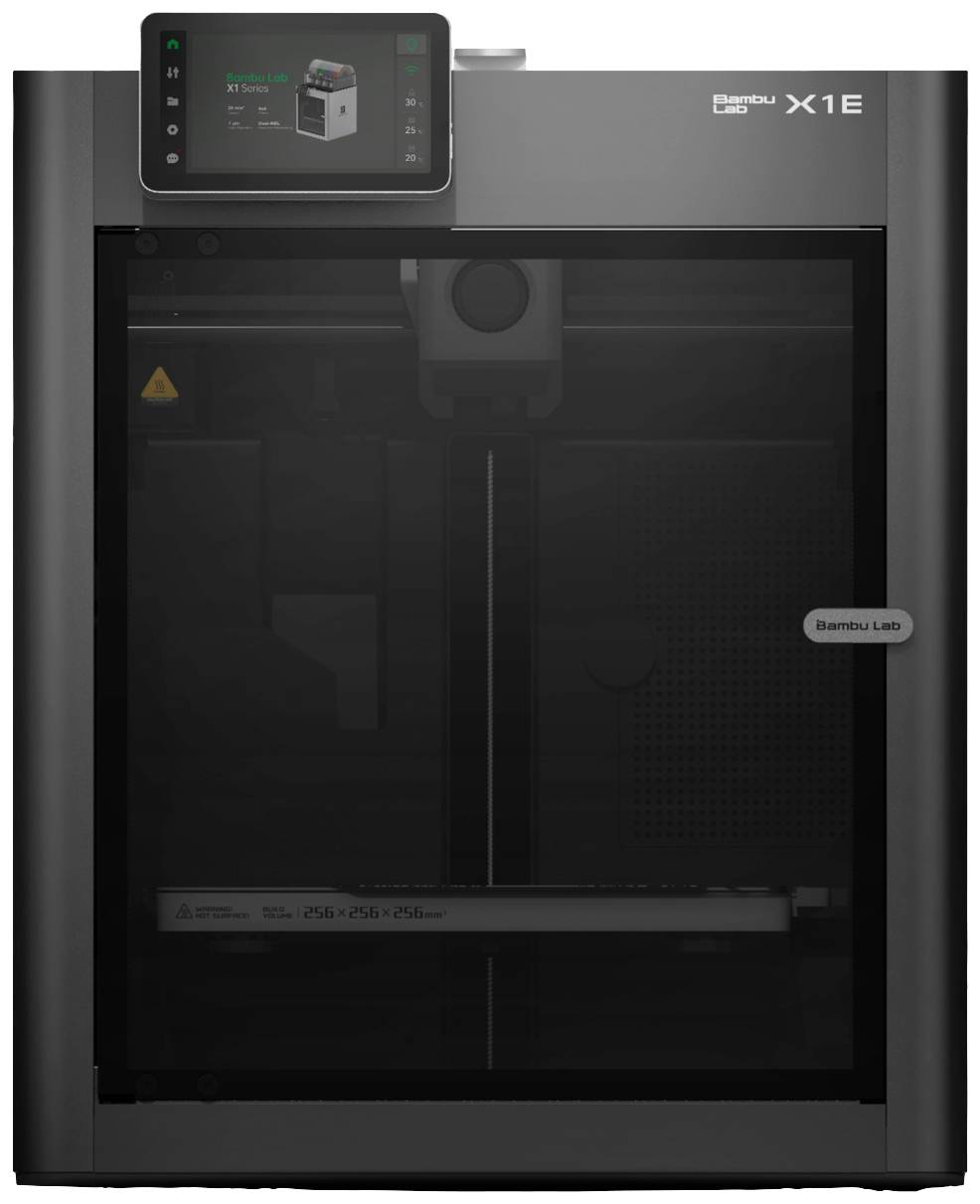 BambuLab X1E Combo 3D Drucker inkl. Software, integrierte Kamera, beheizbares Druckbett