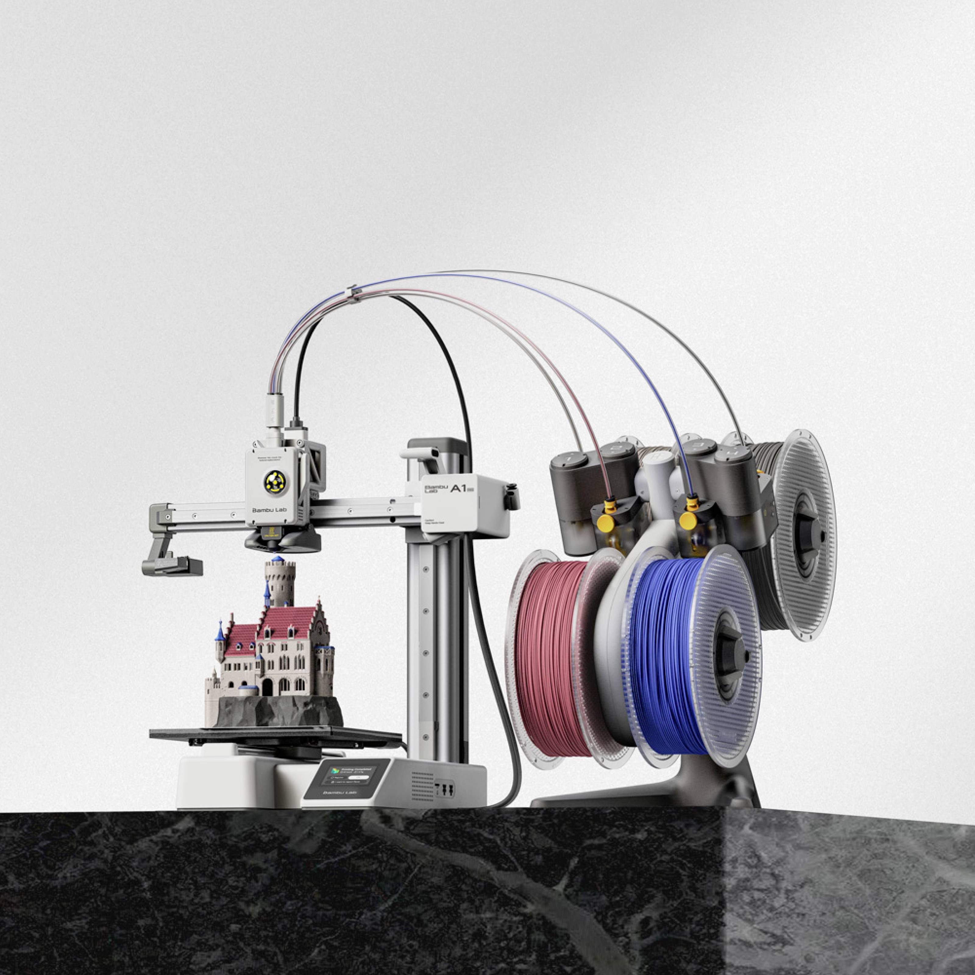 BambuLab A1 mini Combo 3D Drucker inkl. Software, integrierte Kamera