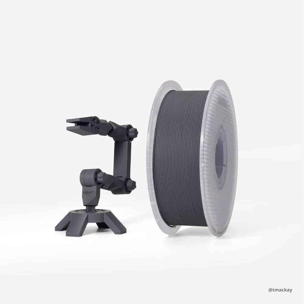 BambuLab A50-D6-1.75-1000-spl PLA-CF Filament PLA Compound 1.75 mm 1000 g Grau 1 St.