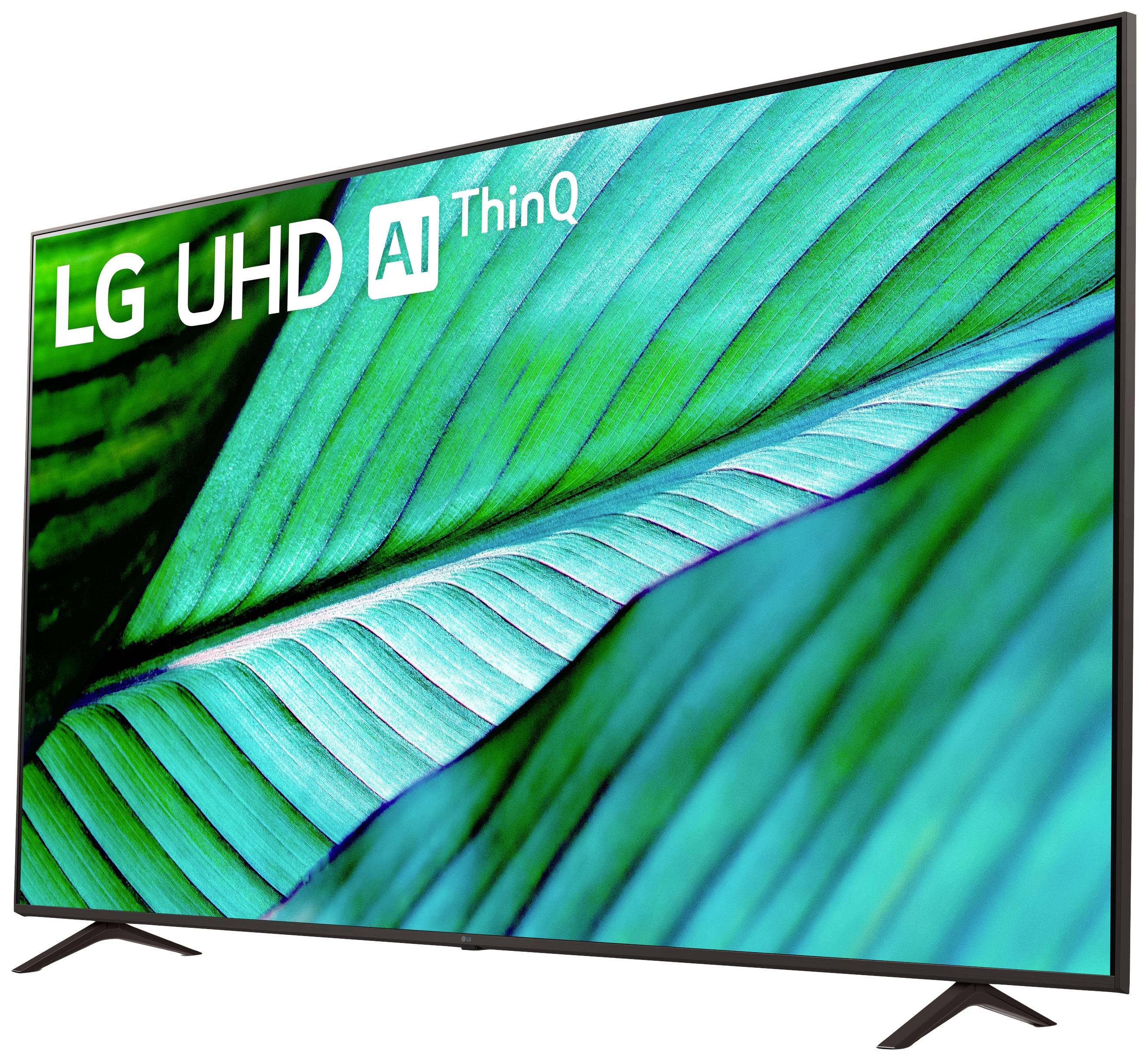 LG Electronics 75UR76006LL LED-TV 190.5 cm 75 Zoll EEK F (A - G) WLAN, UHD, Smart TV, CI+, DVB-T2, DVB-S2, DVB-C Schwarz