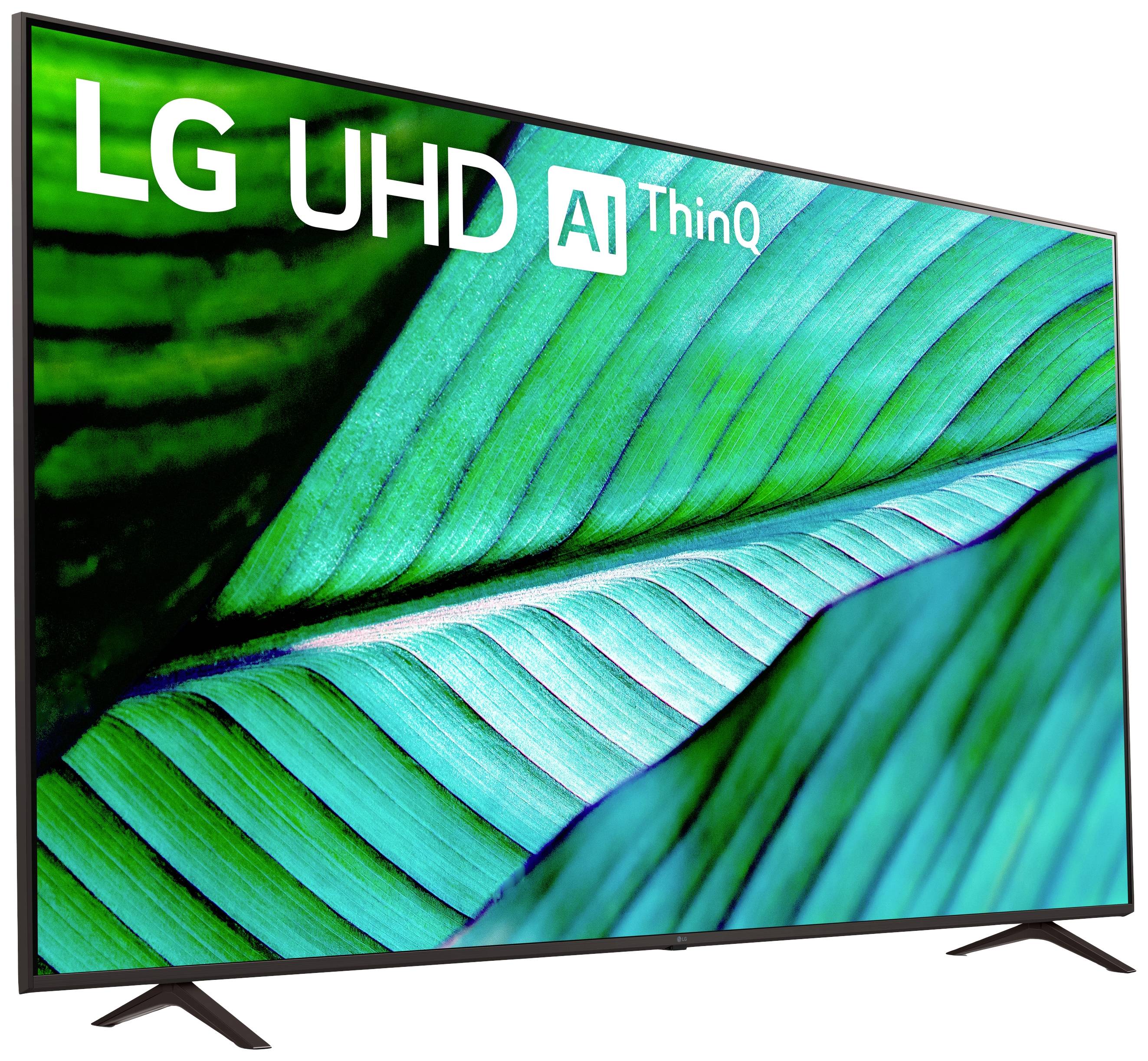 LG Electronics 75UR76006LL LED-TV 190.5 cm 75 Zoll EEK F (A - G) WLAN, UHD, Smart TV, CI+, DVB-T2, DVB-S2, DVB-C Schwarz