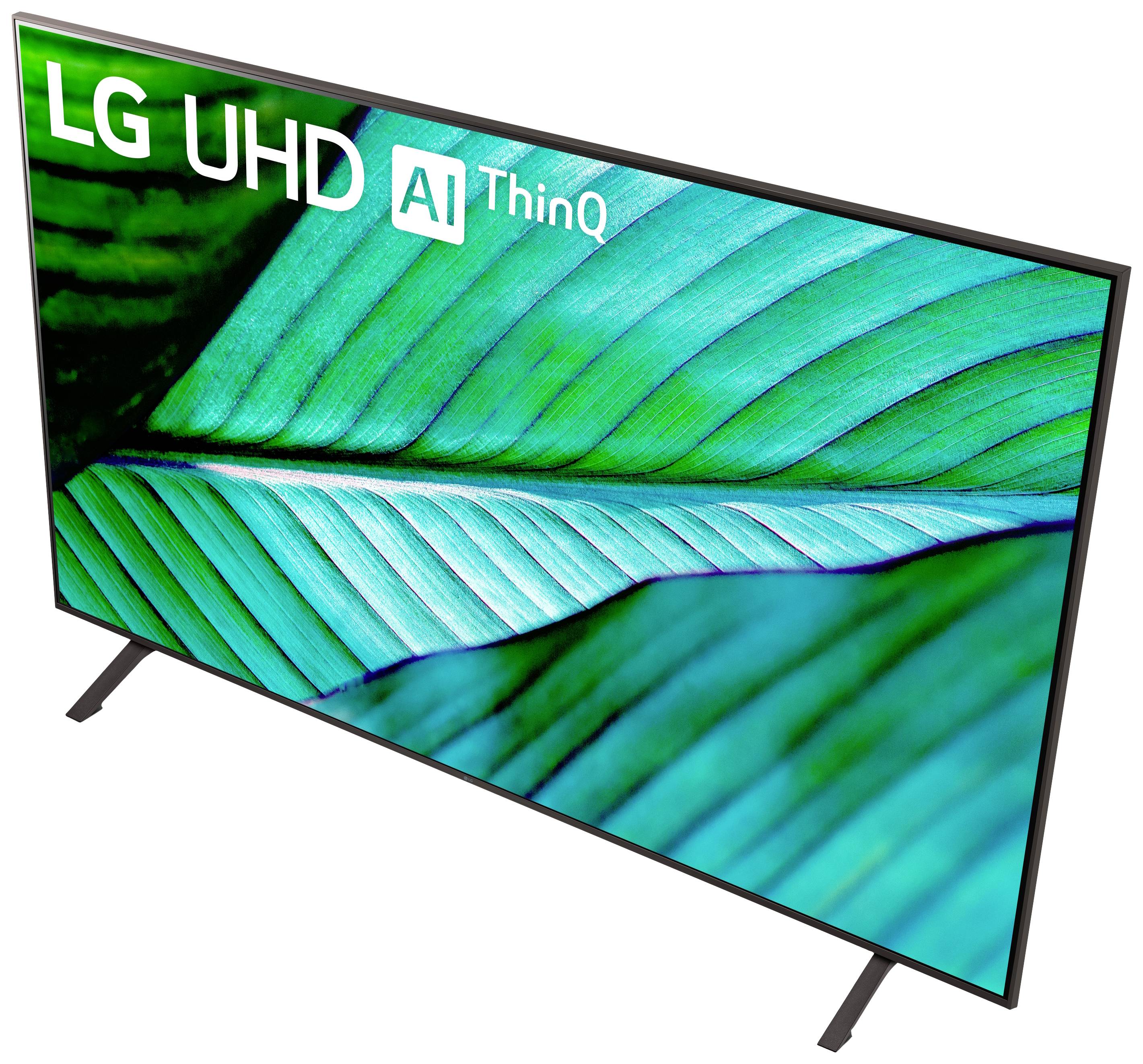 LG Electronics 75UR76006LL LED-TV 190.5 cm 75 Zoll EEK F (A - G) WLAN, UHD, Smart TV, CI+, DVB-T2, DVB-S2, DVB-C Schwarz