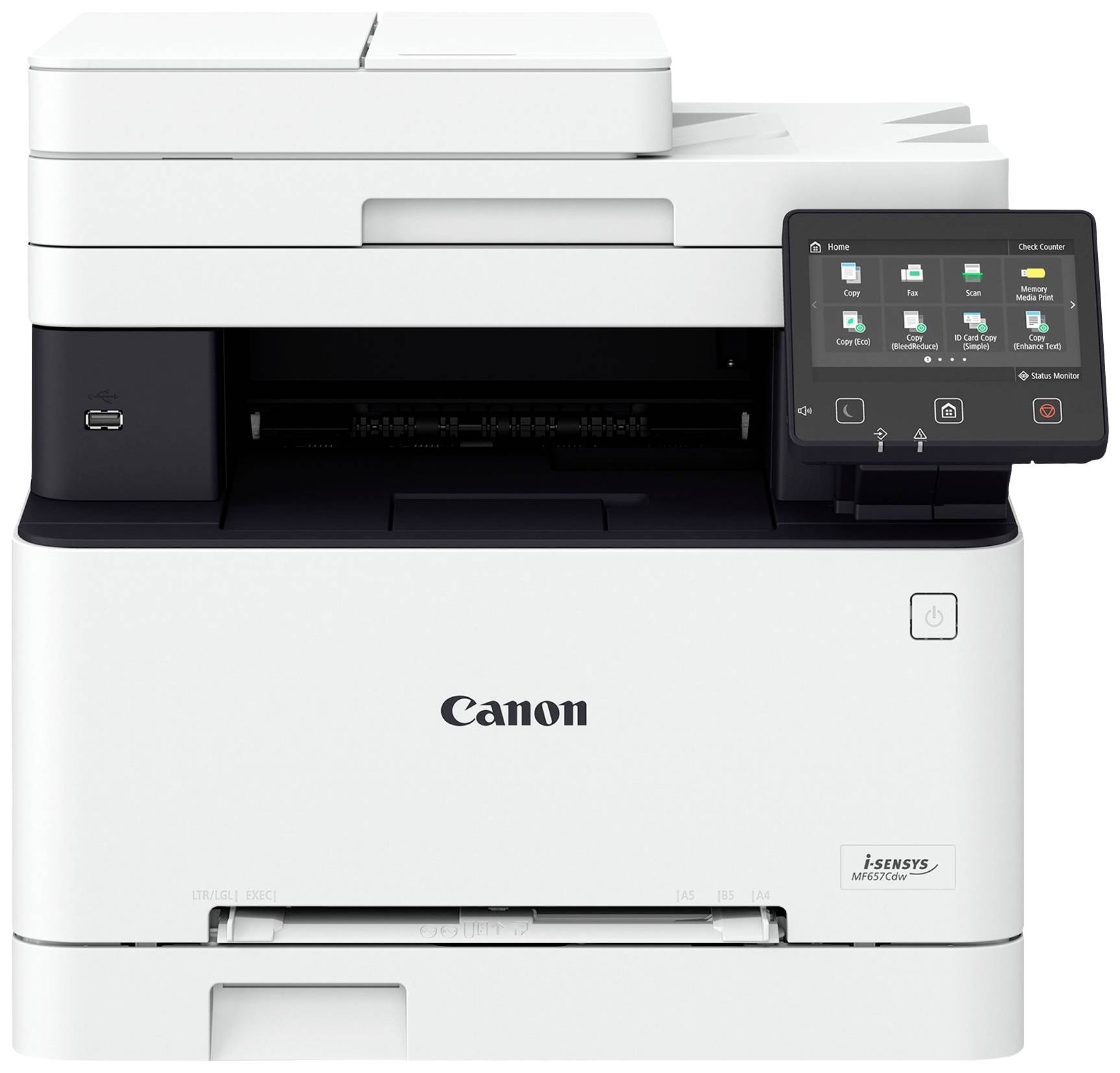 Canon i-SENSYS MF657Cdw Multifunktionsdrucker Laser Farbe A4 Drucker, Scanner, Kopierer, Fax ADF, Duplex, LAN, USB, WLAN