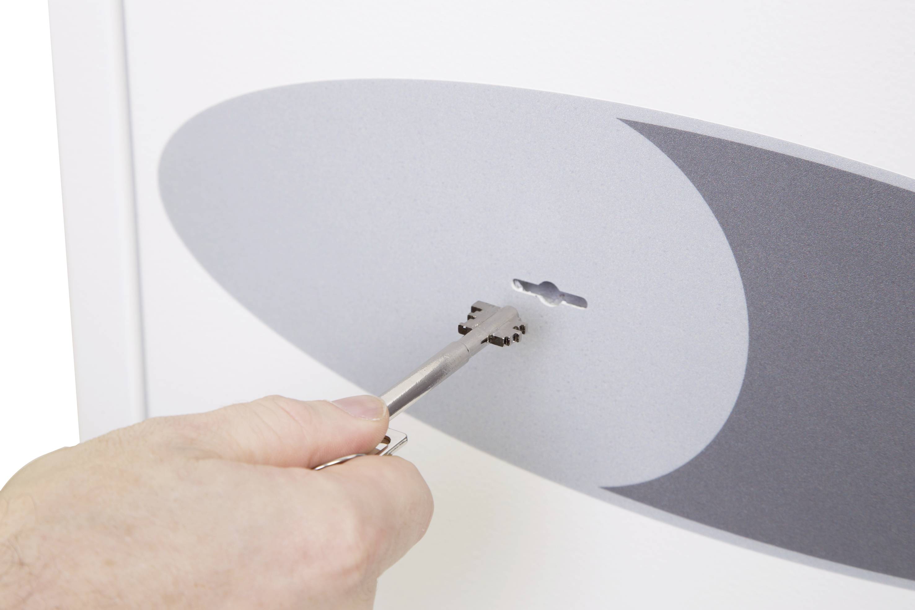 Phoenix KS0043K KS0040-Serie Schlüsseltresor mit Schlüsselhakenleiste Doppelbartschlüsselschloss