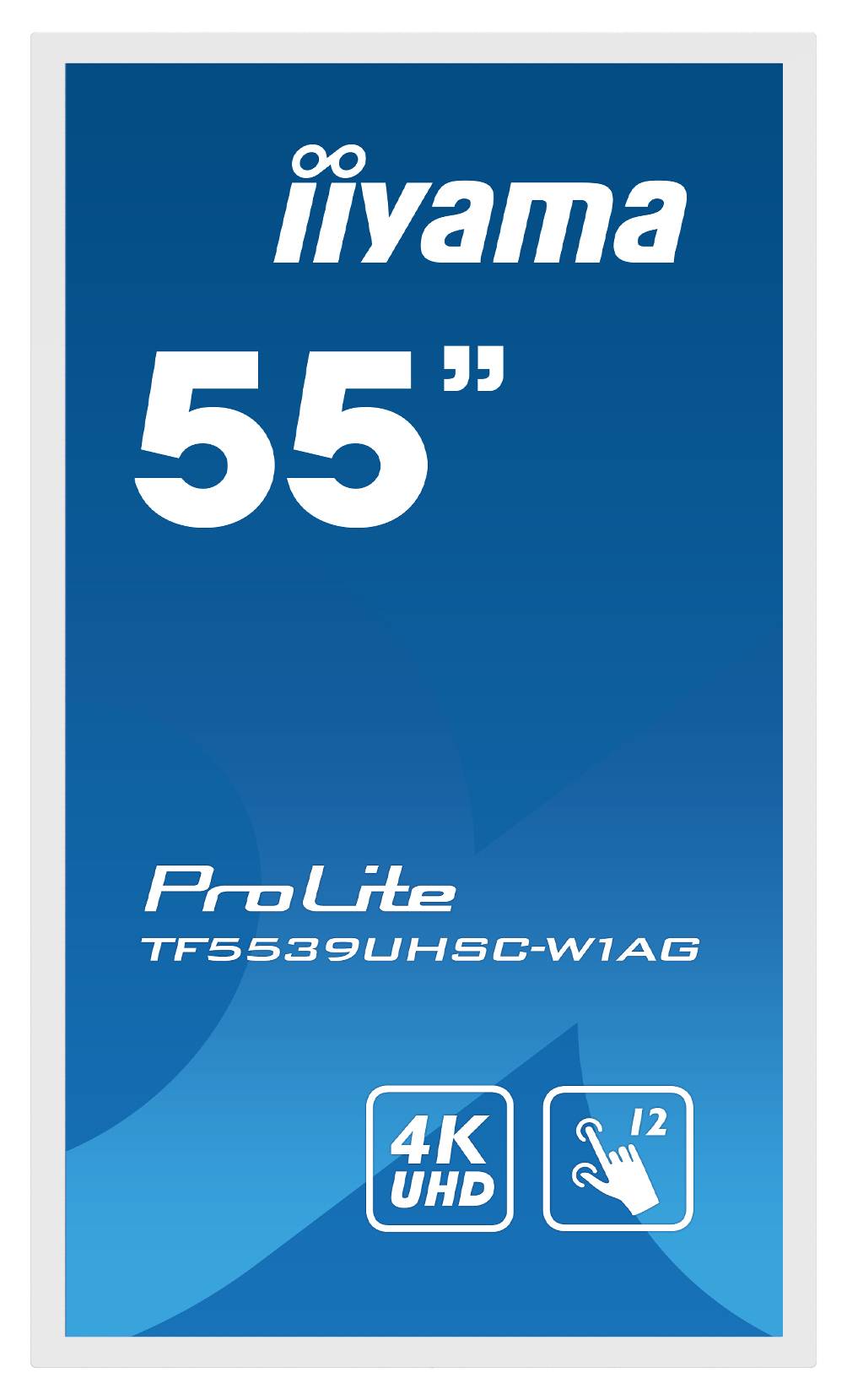 Iiyama ProLite TF5539UHSC-W1AG Digital Signage Display EEK: G (A - G) 139.7cm (55 Zoll) 3840 x 2160 Pixel 24/7 Touchscreen