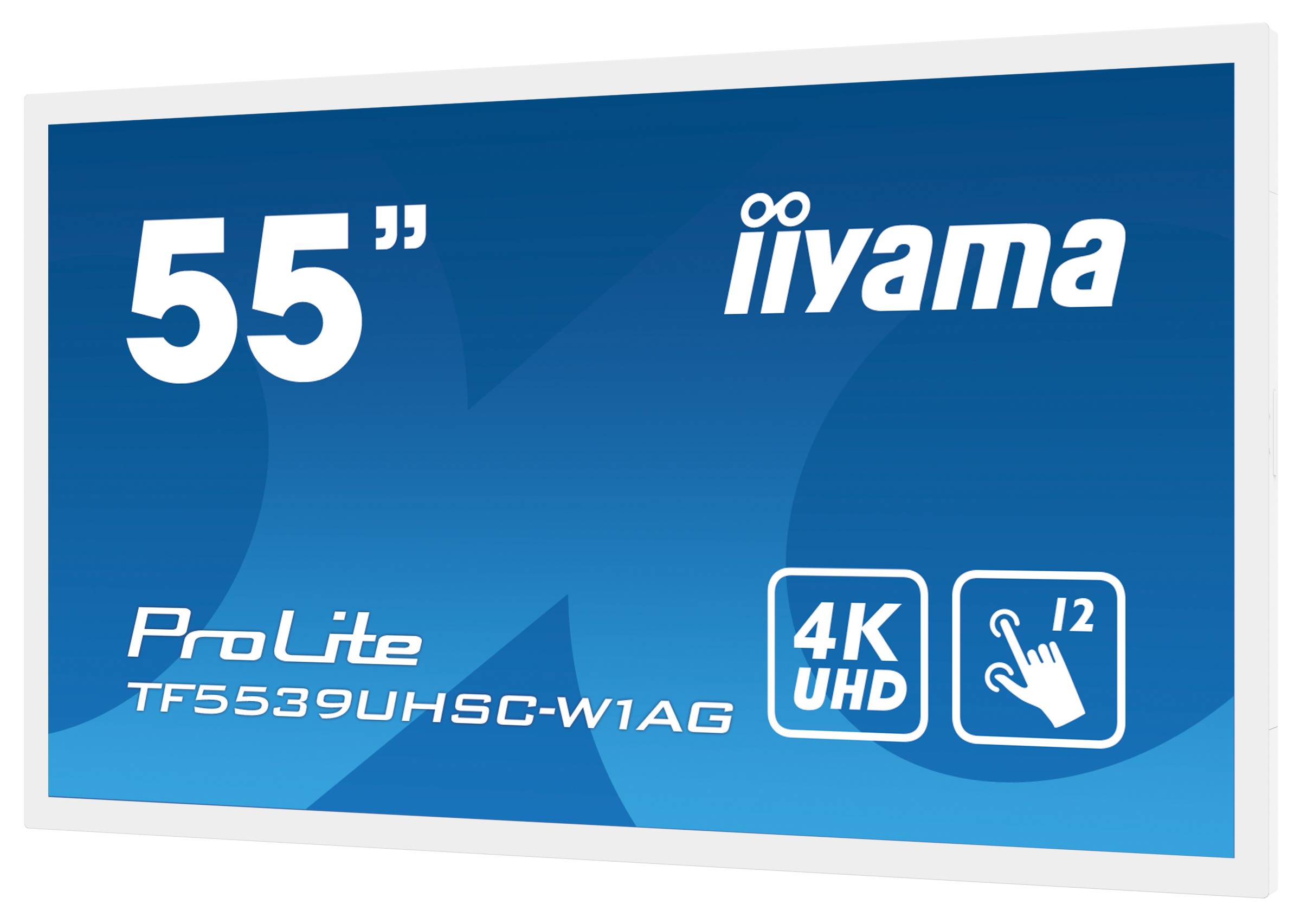 Iiyama ProLite TF5539UHSC-W1AG Digital Signage Display EEK: G (A - G) 139.7cm (55 Zoll) 3840 x 2160 Pixel 24/7 Touchscreen