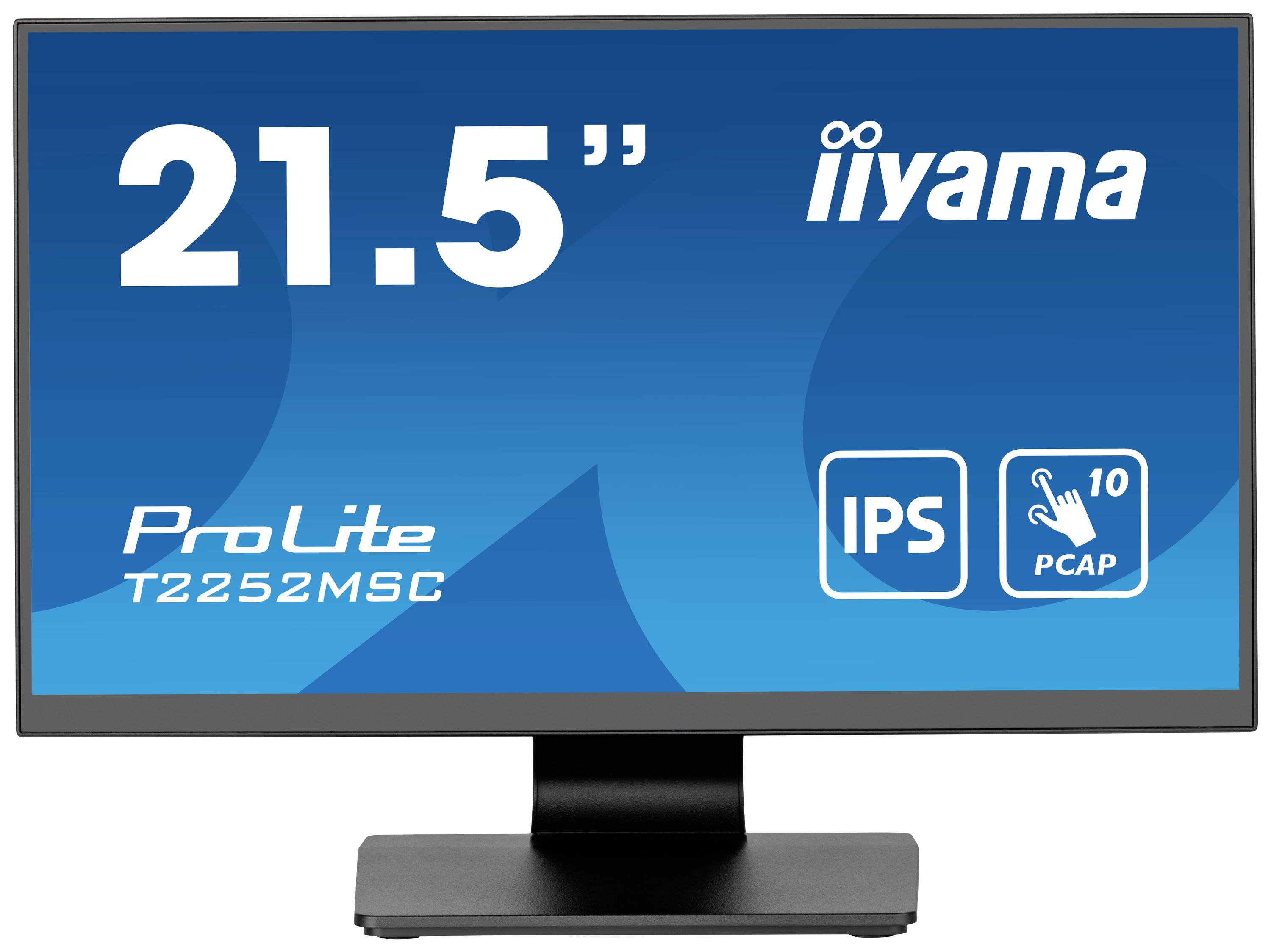 Iiyama ProLite T2252MSC-B2 Touchscreen-Monitor EEK: C (A - G) 54.6cm (21.5 Zoll) 1920 x 1080 Pixel 16:9 5 ms HDMI®, DisplayPort