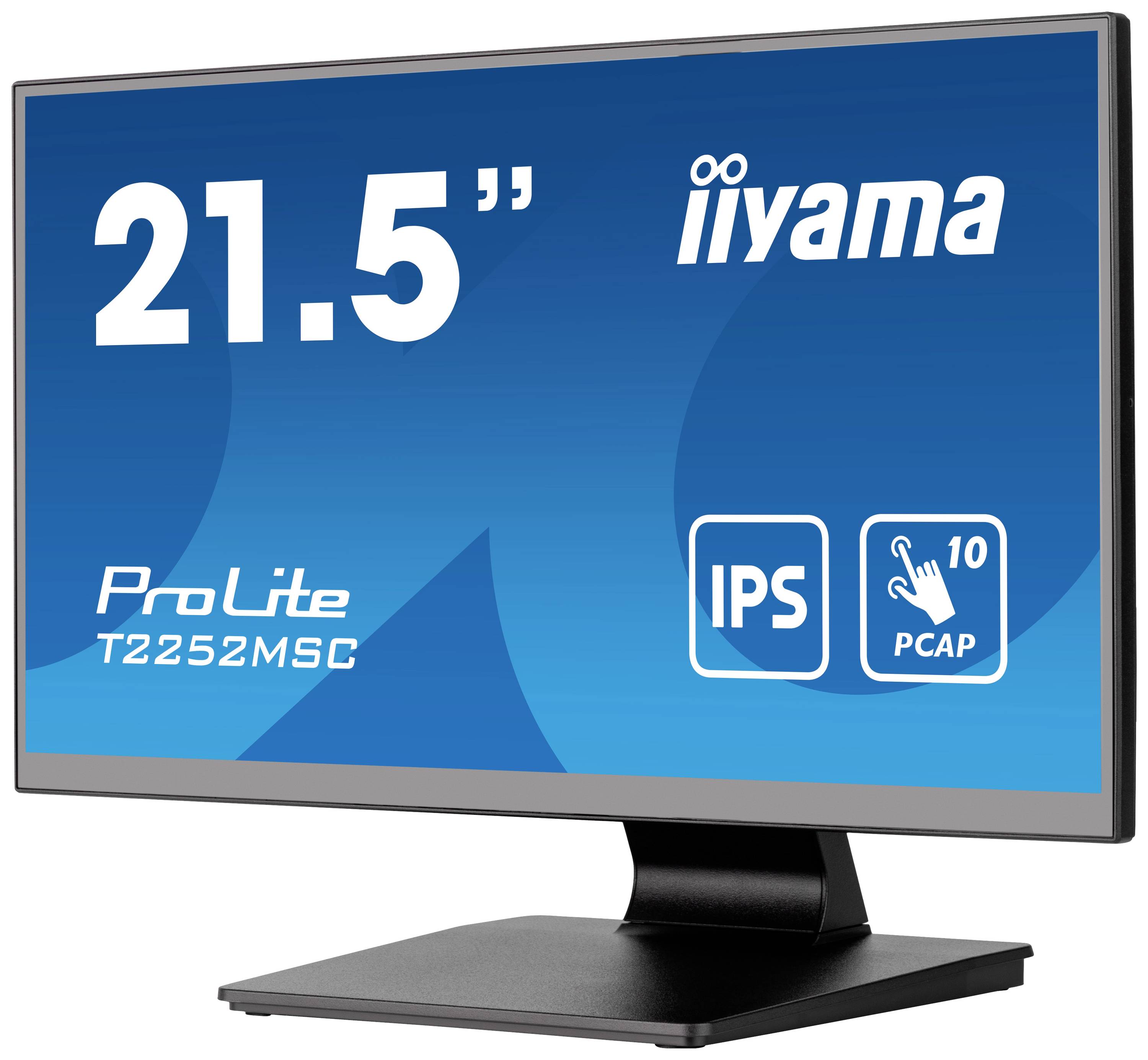Iiyama ProLite T2252MSC-B2 Touchscreen-Monitor EEK: C (A - G) 54.6cm (21.5 Zoll) 1920 x 1080 Pixel 16:9 5 ms HDMI®, DisplayPort