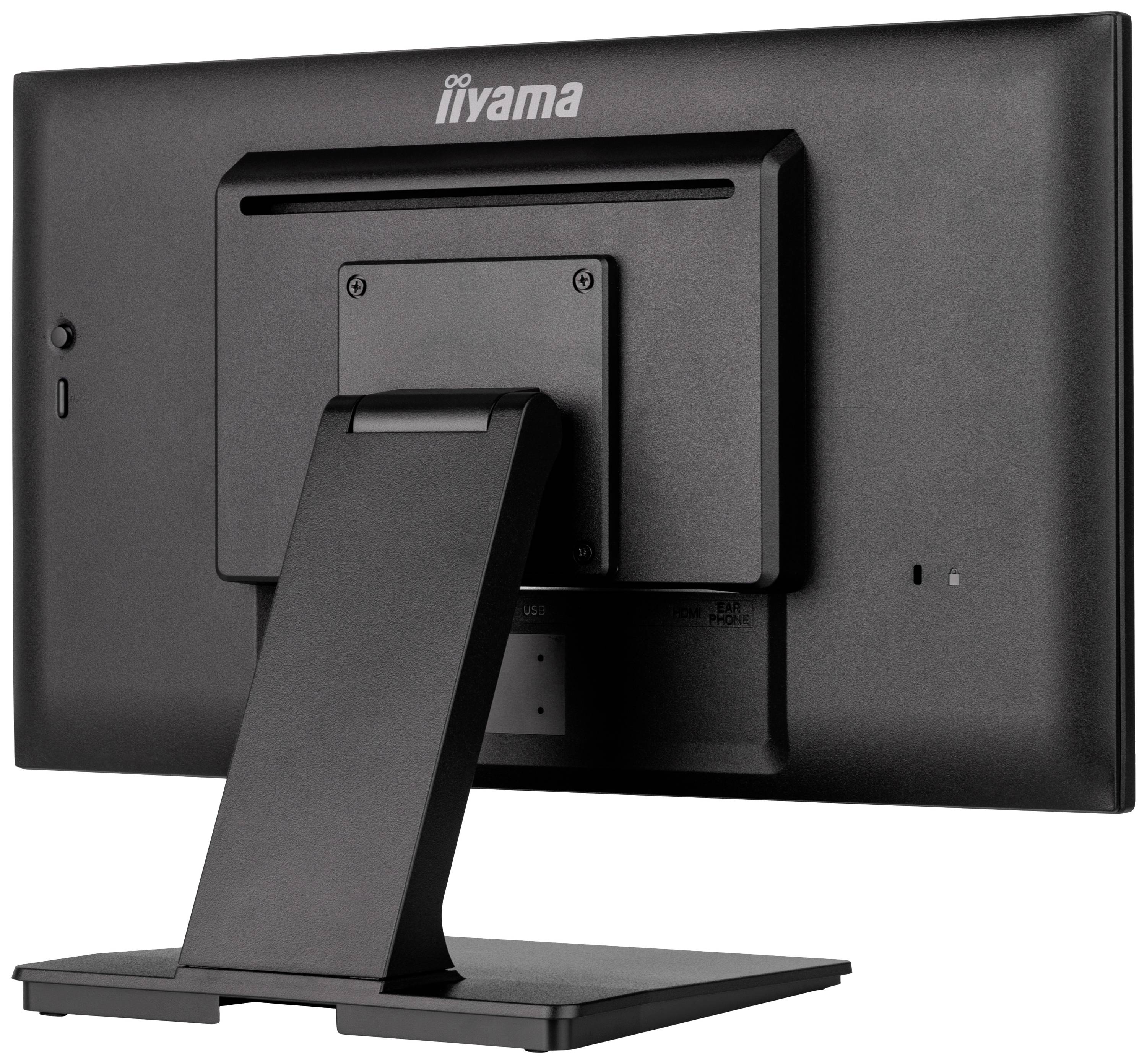 Iiyama ProLite T2252MSC-B2 Touchscreen-Monitor EEK: C (A - G) 54.6cm (21.5 Zoll) 1920 x 1080 Pixel 16:9 5 ms HDMI®, DisplayPort